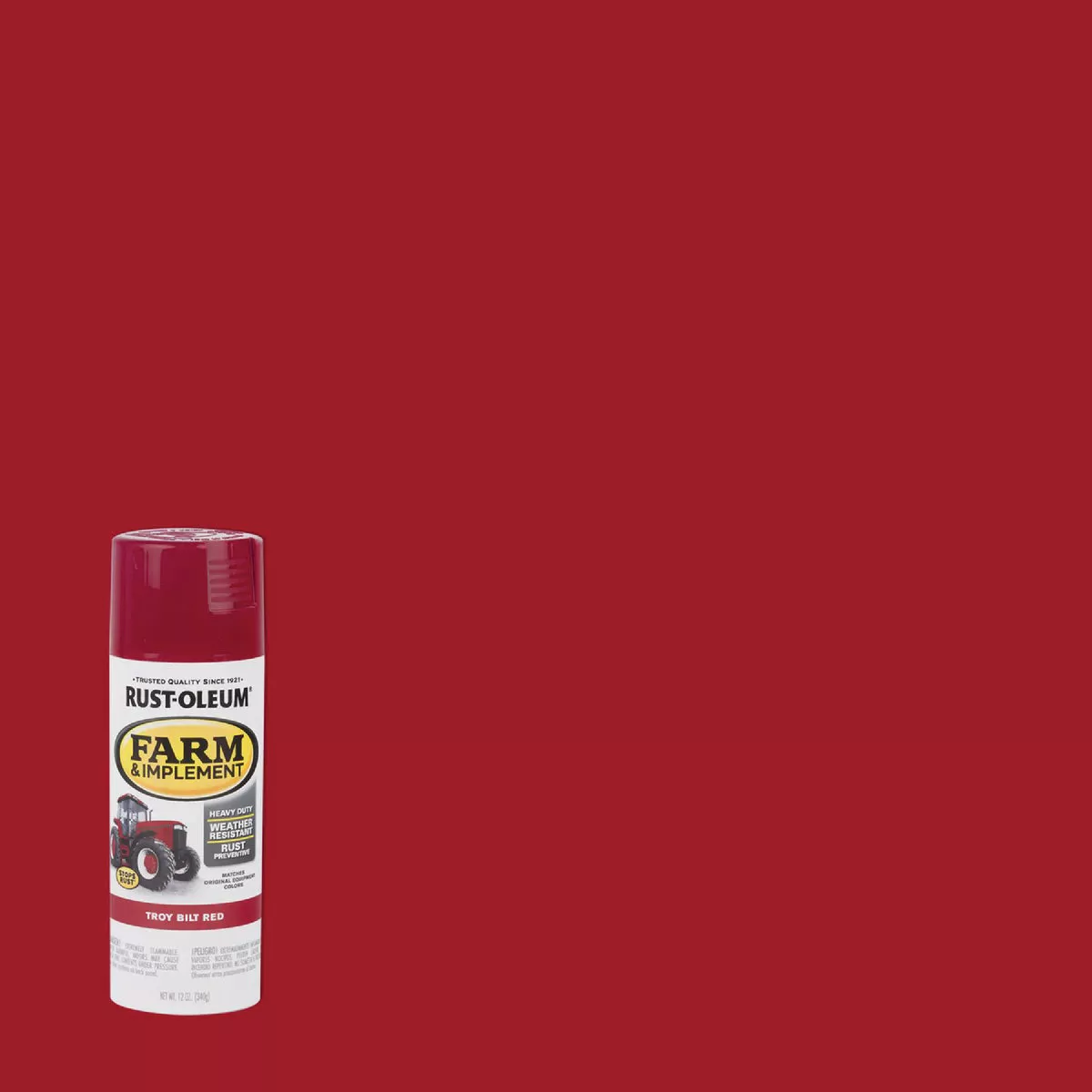 Rust-Oleum 12 Oz. Troy-Bilt Red Farm & Implement Spray Paint