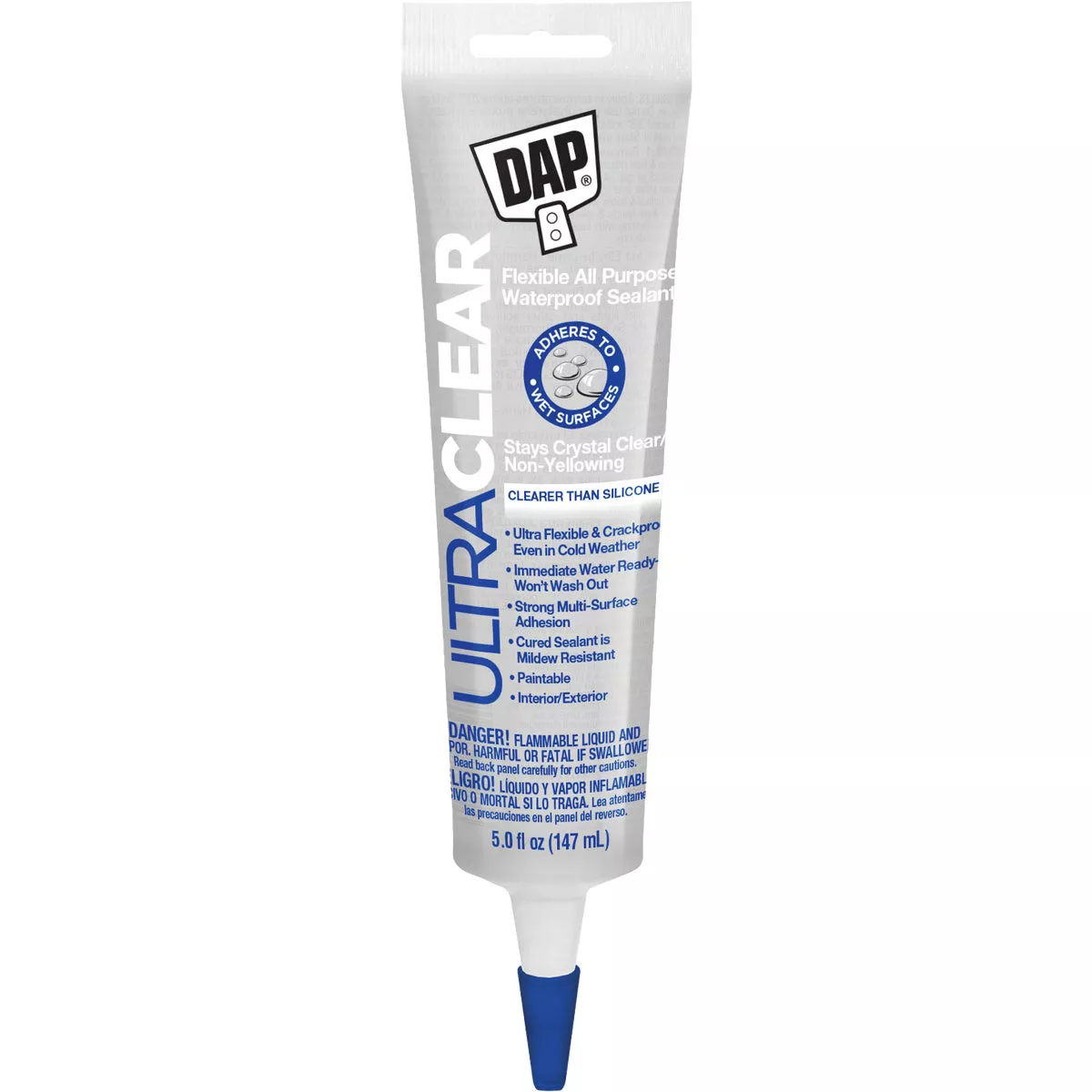 DAP Ultra 5 Oz. Flexible Elastomeric Sealant, Clear