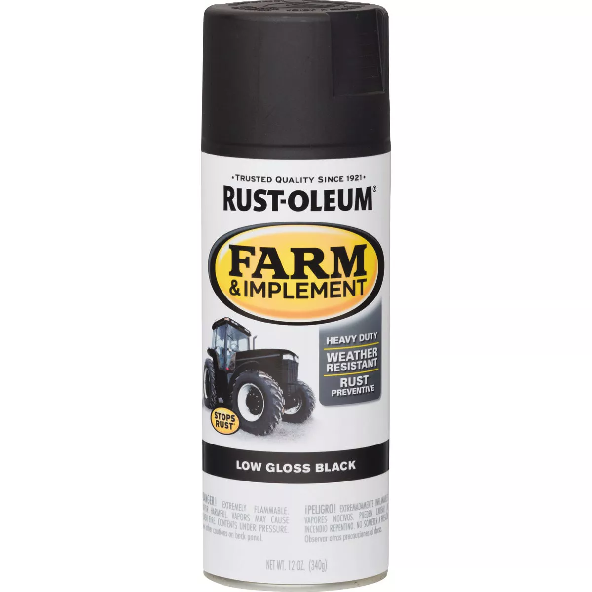 Rust-Oleum 12 Oz. Low Gloss Black Farm & Implement Spray Paint - photo 2