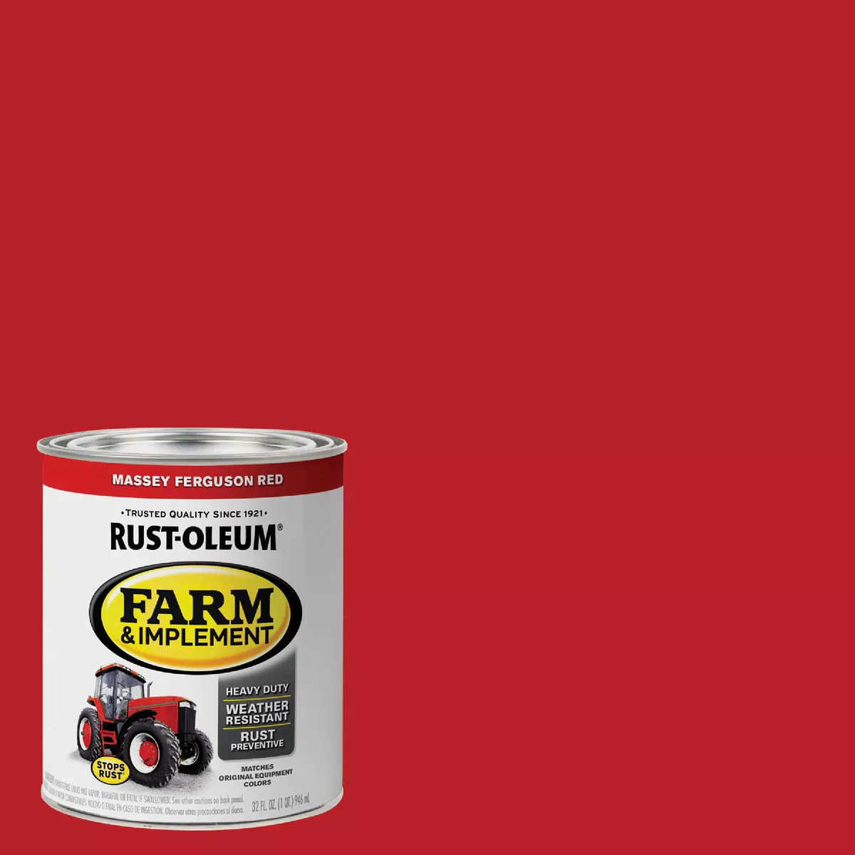 Rust-Oleum 1 Quart Massey Ferguson Red Gloss Farm & Implement Enamel