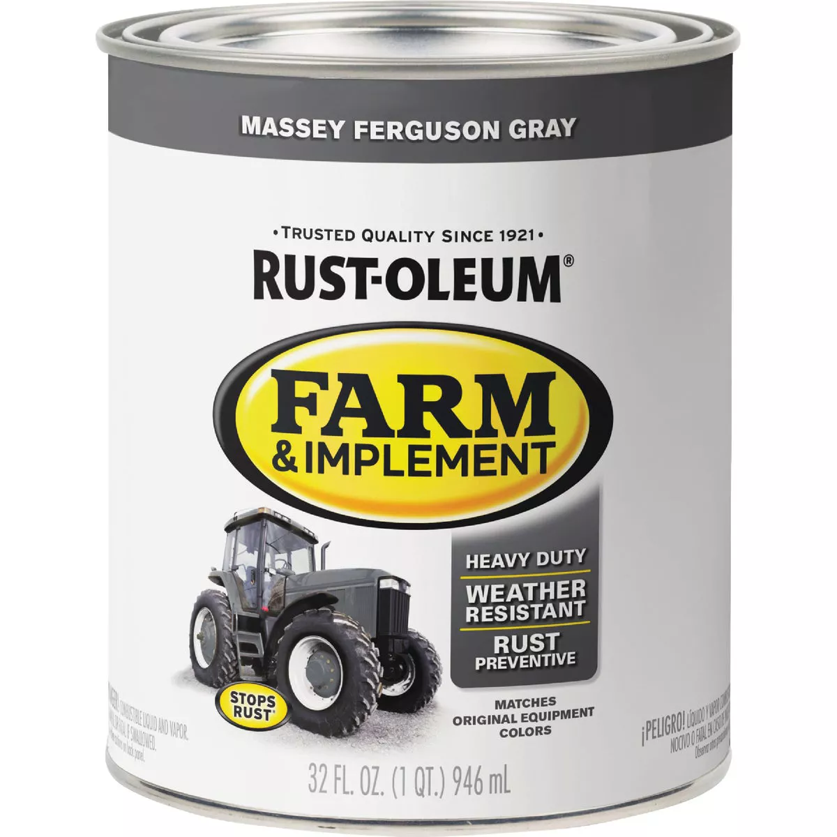 Rust-Oleum 1 Quart Massey Ferguson Gray Gloss Farm & Implement Enamel - photo 2