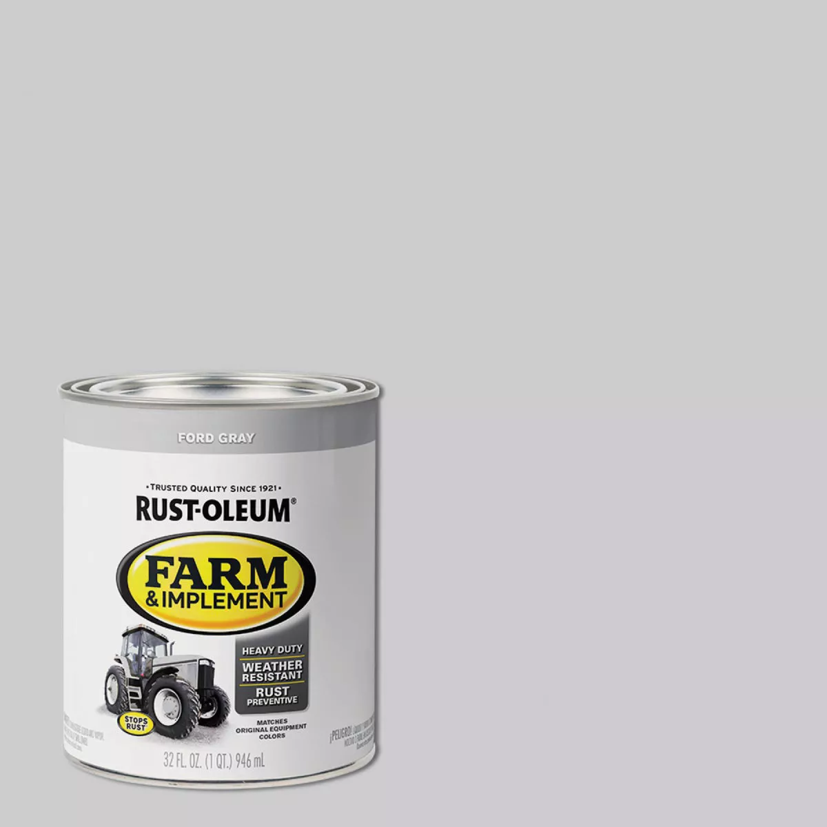 Rust-Oleum 1 Quart Ford Gray Gloss Farm & Implement Enamel