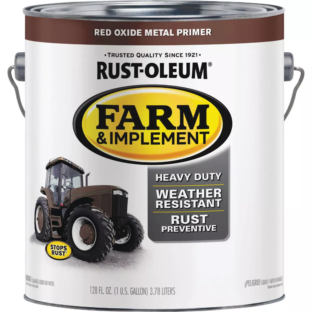Rust-Oleum 1 Gallon Red Oxide Metal Primer Gloss Farm & Implement Enamel - photo 2