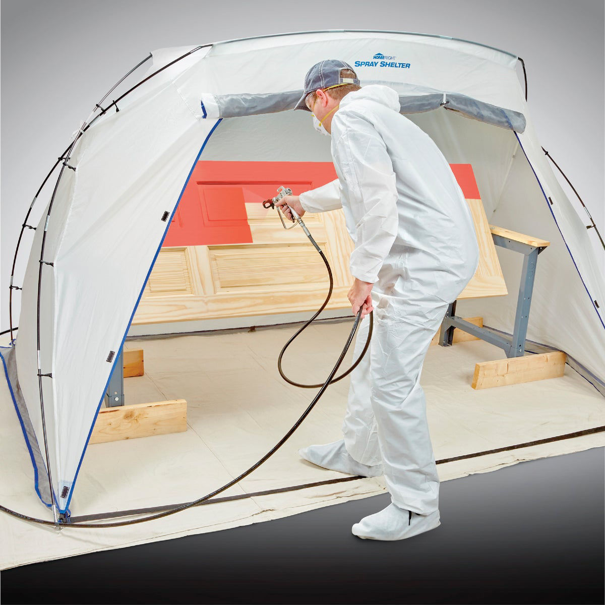 Wagner 9 Ft. W x 5.5 Ft. H x 6 Ft. D Large Portable Spray Shelter