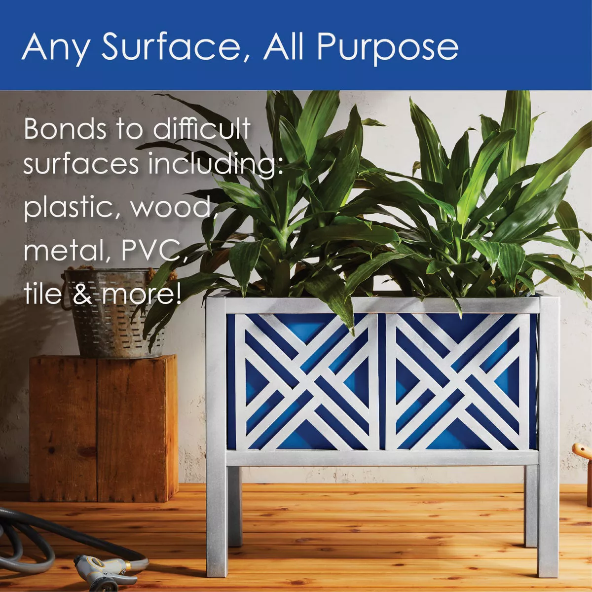 Krylon Fusion All-In-One Gloss Spray Paint & Primer, Patriotic Blue - photo 3