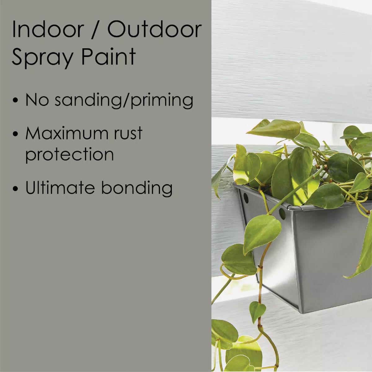 Krylon Fusion All-In-One Gloss Spray Paint & Primer, Smoke Gray - photo 6
