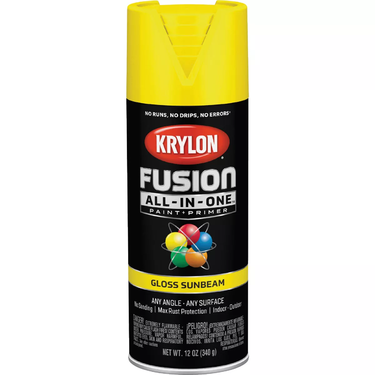 Krylon Fusion All-In-One Gloss Spray Paint & Primer, Sunbeam - photo 7