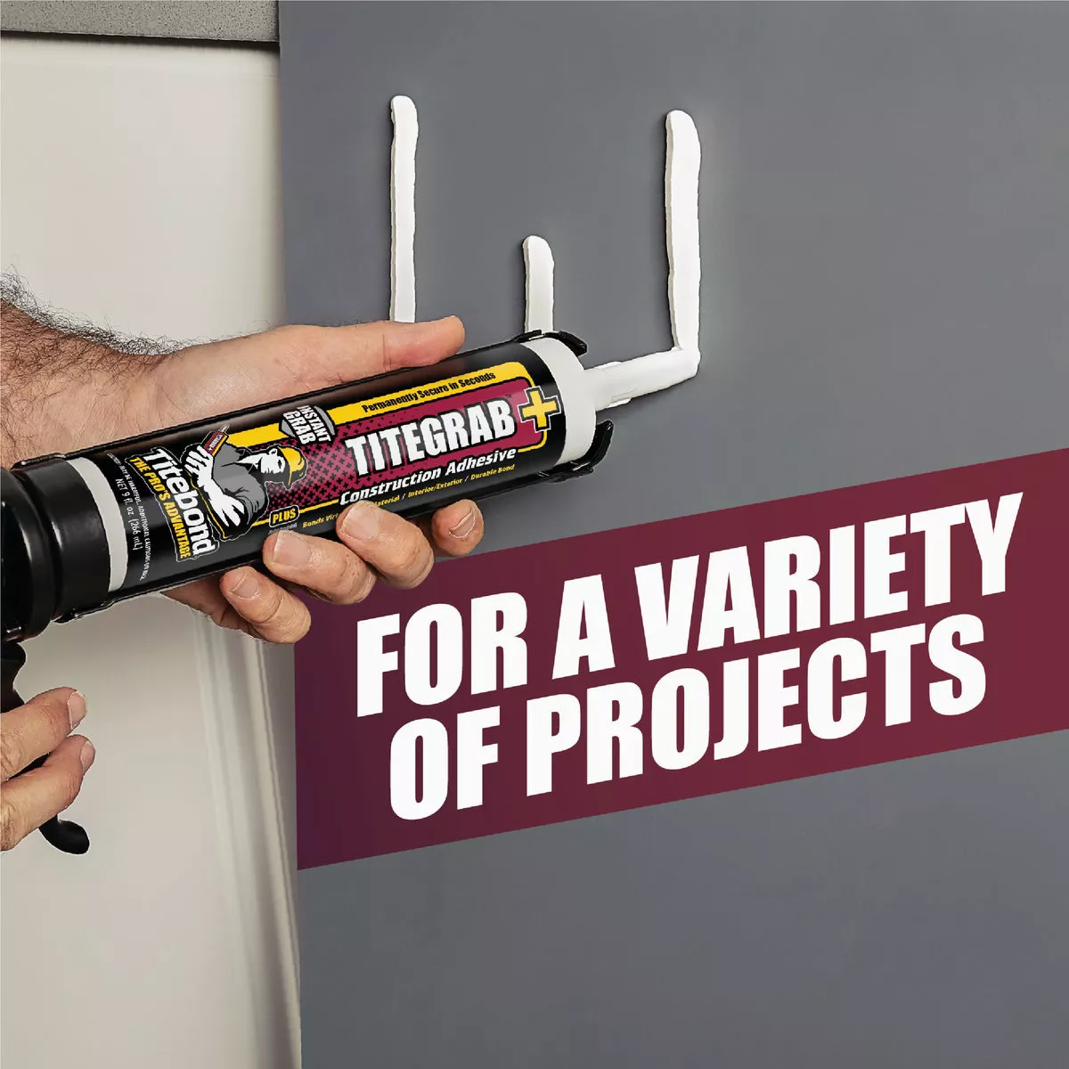 Titebond TiteGrab Plus 9.5 Oz. Advanced Polymer Construction Adhesive - photo 4
