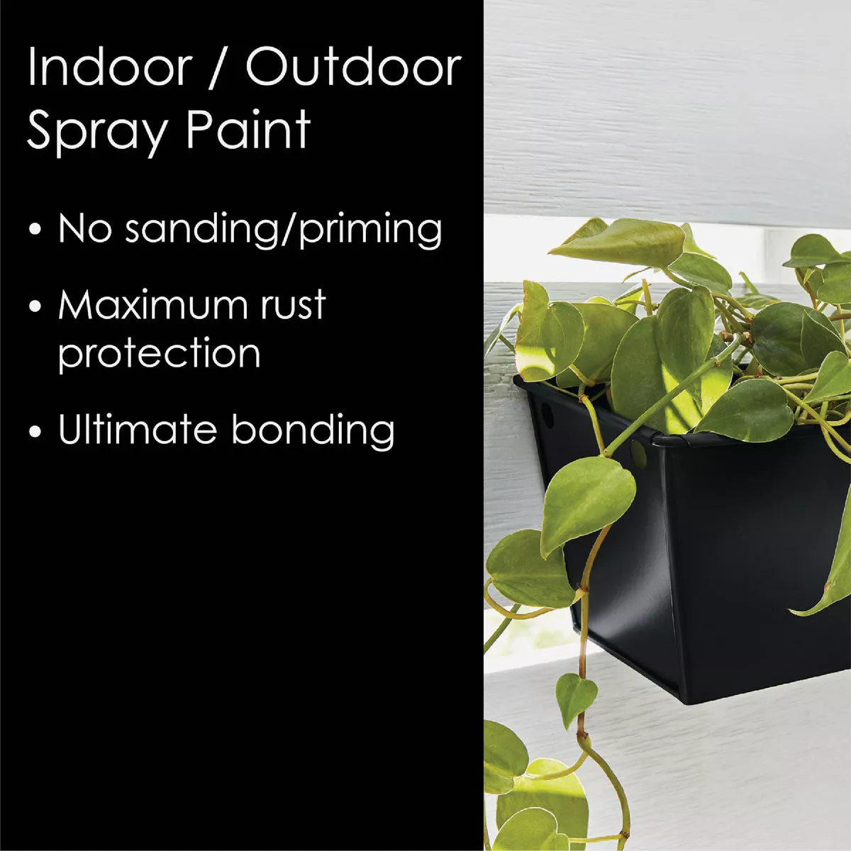 Krylon Fusion All-In-One Satin Spray Paint & Primer, Black - photo 6