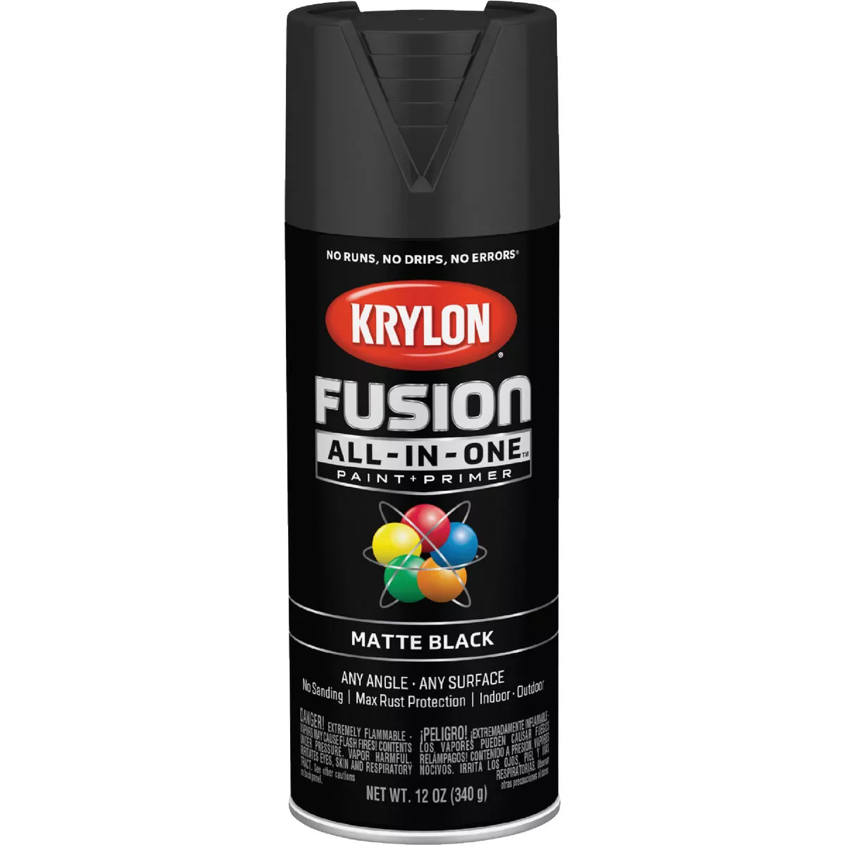 Krylon Fusion All-In-One Matte Spray Paint & Primer, Black - photo 7