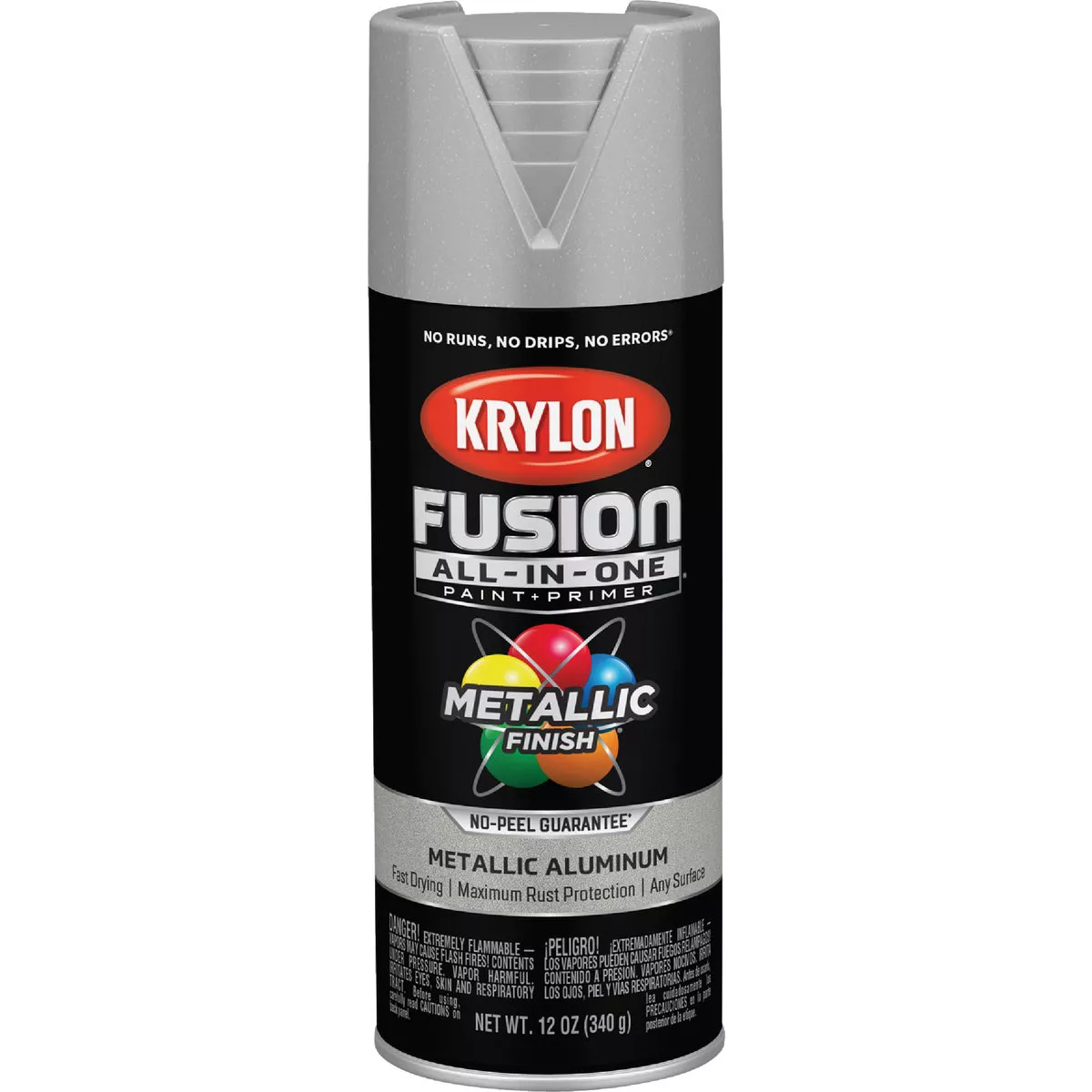 Krylon Fusion All-In-One Metallic Spray Paint & Primer, Aluminum - photo 2