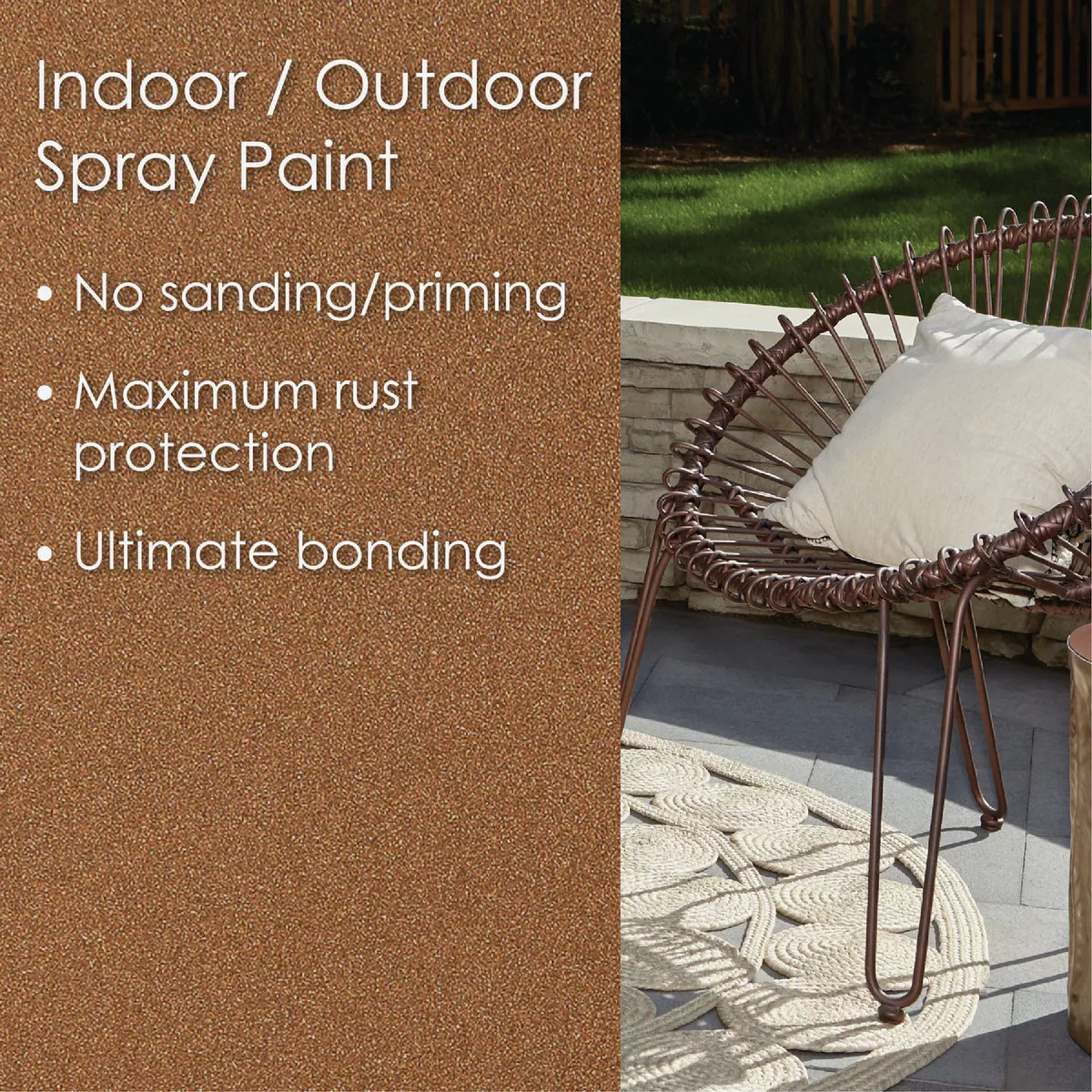 Krylon Fusion All-In-One Metallic Spray Paint & Primer, Copper - photo 5