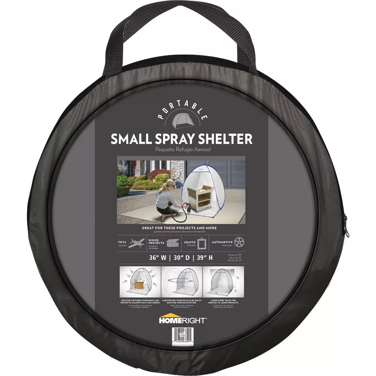Wagner 35 In. W x 39 In. H x 30 In. D Small Portable Spray Shelter - photo 9
