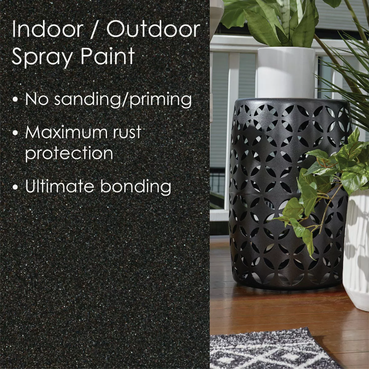 Krylon Fusion All-In-One Metallic Spray Paint & Primer, Black Stainless - photo 4