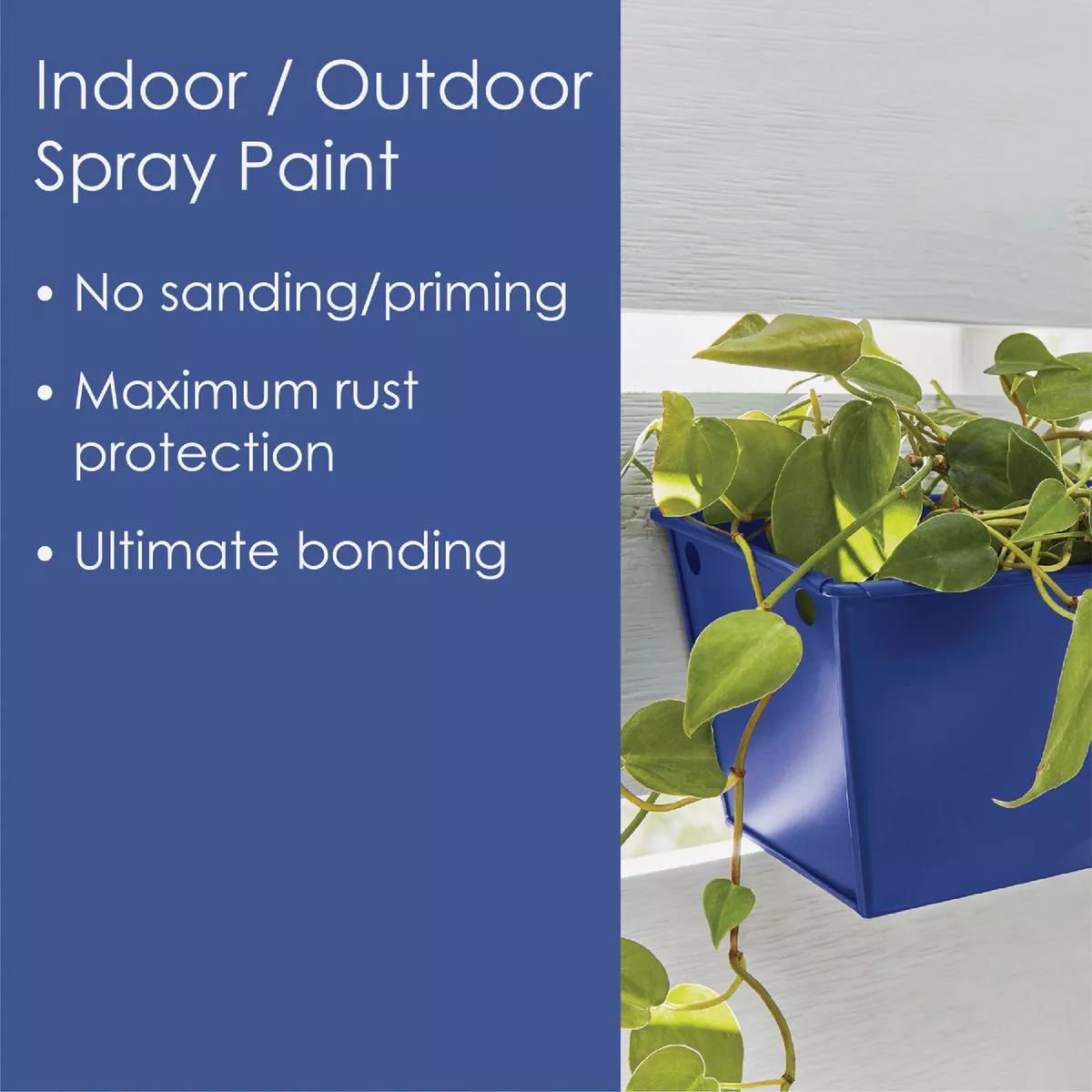 Krylon Fusion All-In-One Gloss Spray Paint & Primer, Hyacinth Blue - photo 6
