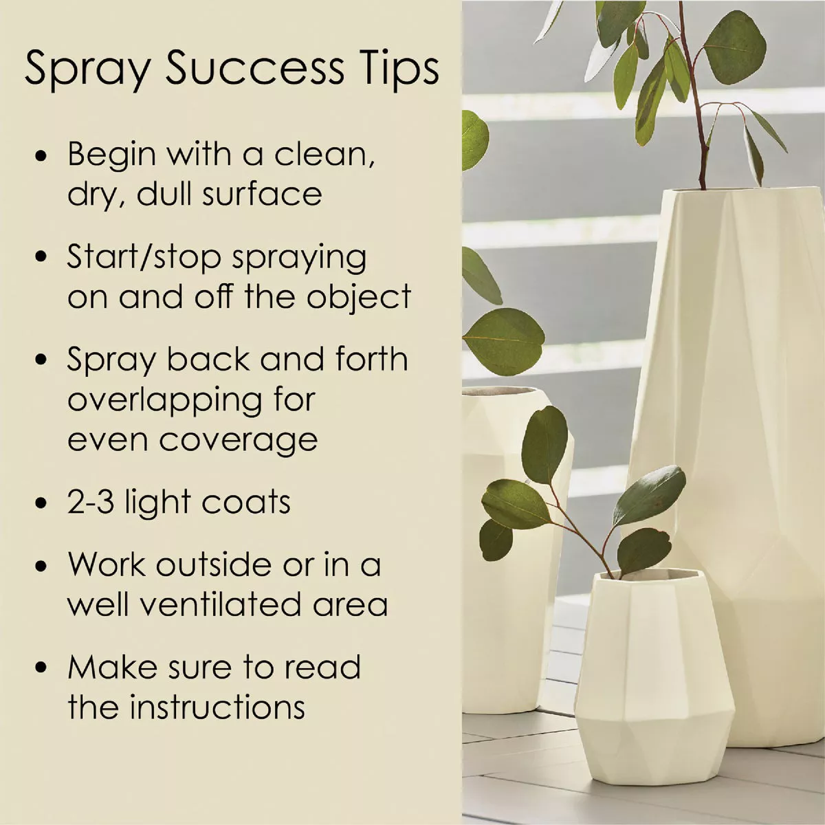 Krylon Fusion All-In-One Gloss Spray Paint & Primer, Dover White - photo 6