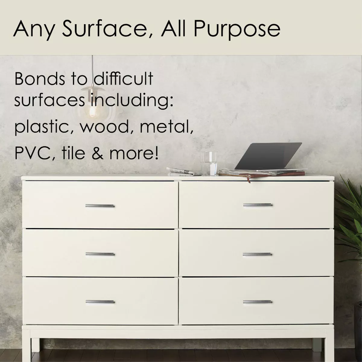 Krylon Fusion All-In-One Gloss Spray Paint & Primer, Ivory - photo 3