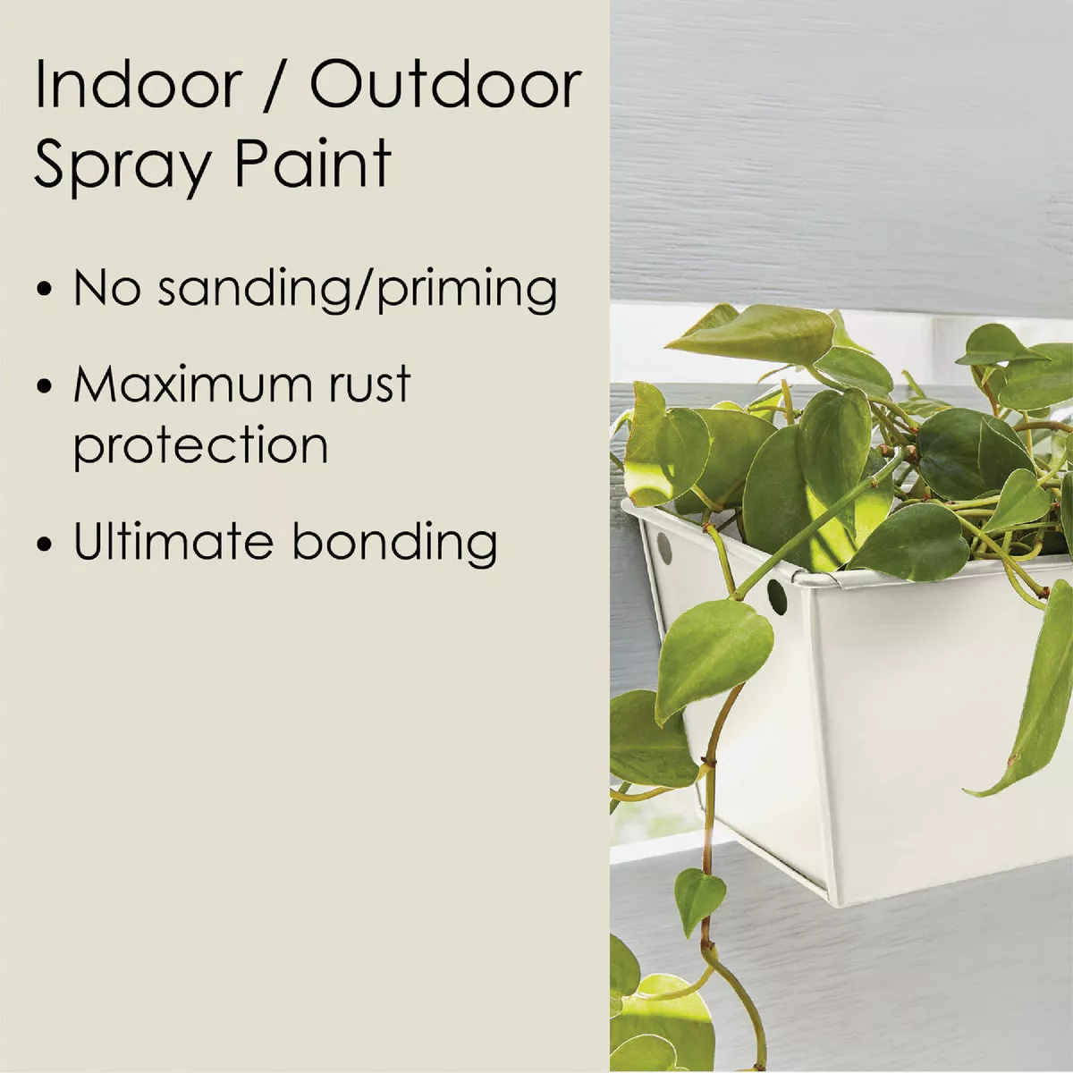 Krylon Fusion All-In-One Gloss Spray Paint & Primer, Ivory - photo 4