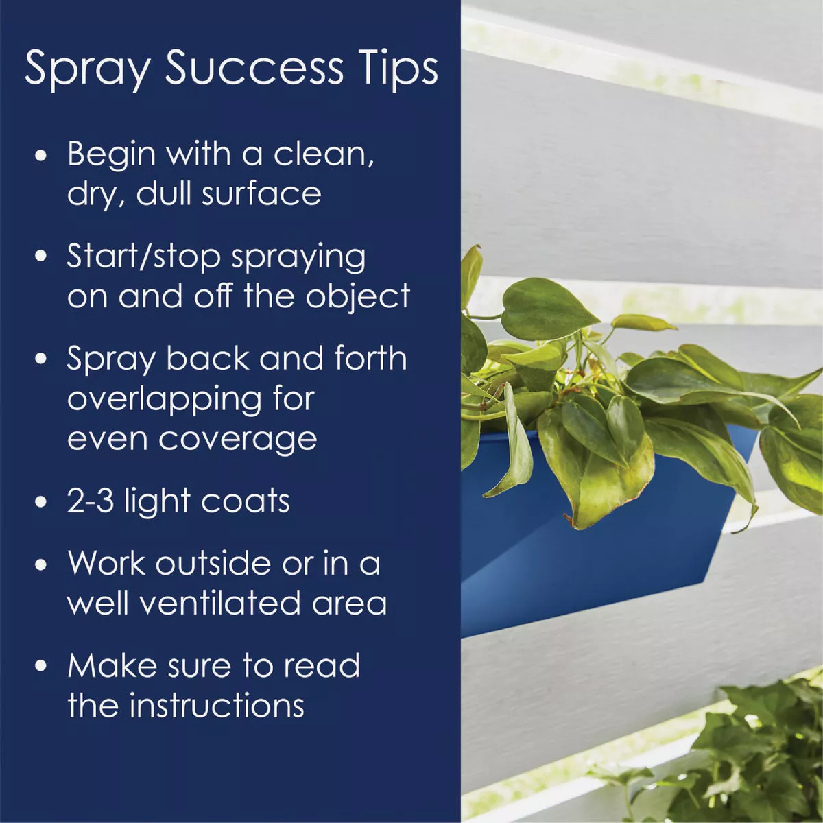 Krylon Fusion All-In-One Gloss Spray Paint & Primer, Navy - photo 5