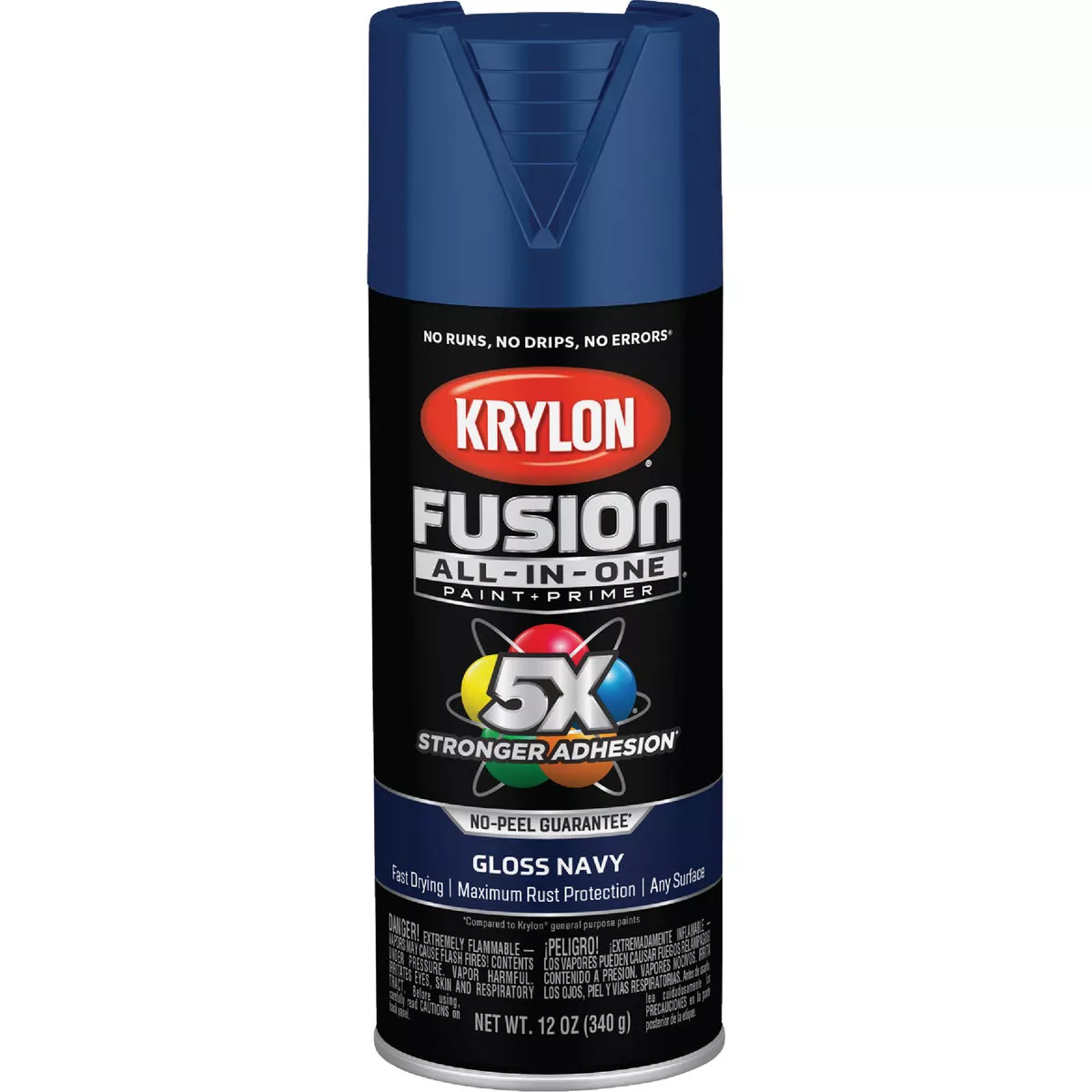 Krylon Fusion All-In-One Gloss Spray Paint & Primer, Navy - photo 2