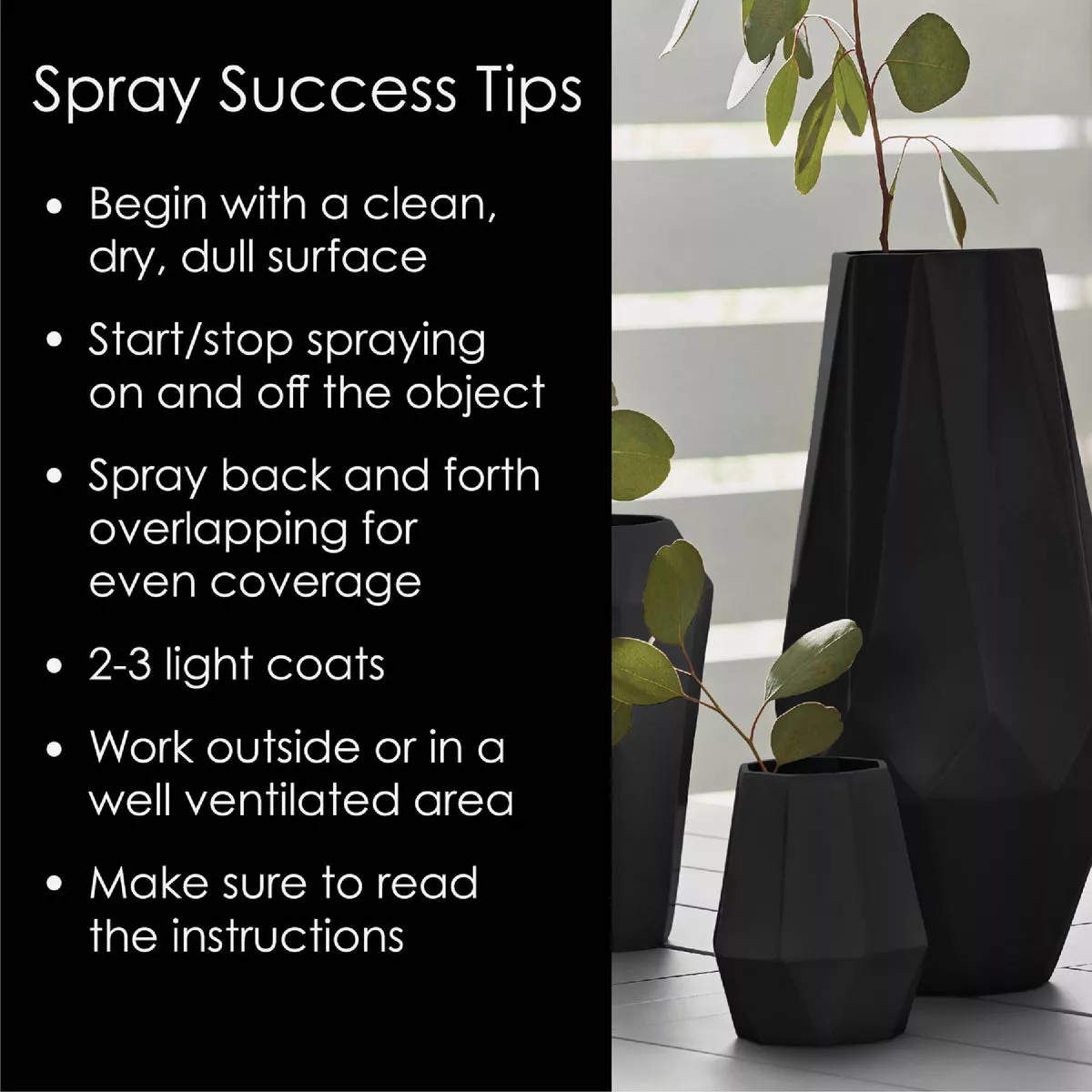 Krylon Fusion All-In-One Flat Spray Paint & Primer, Black - photo 4