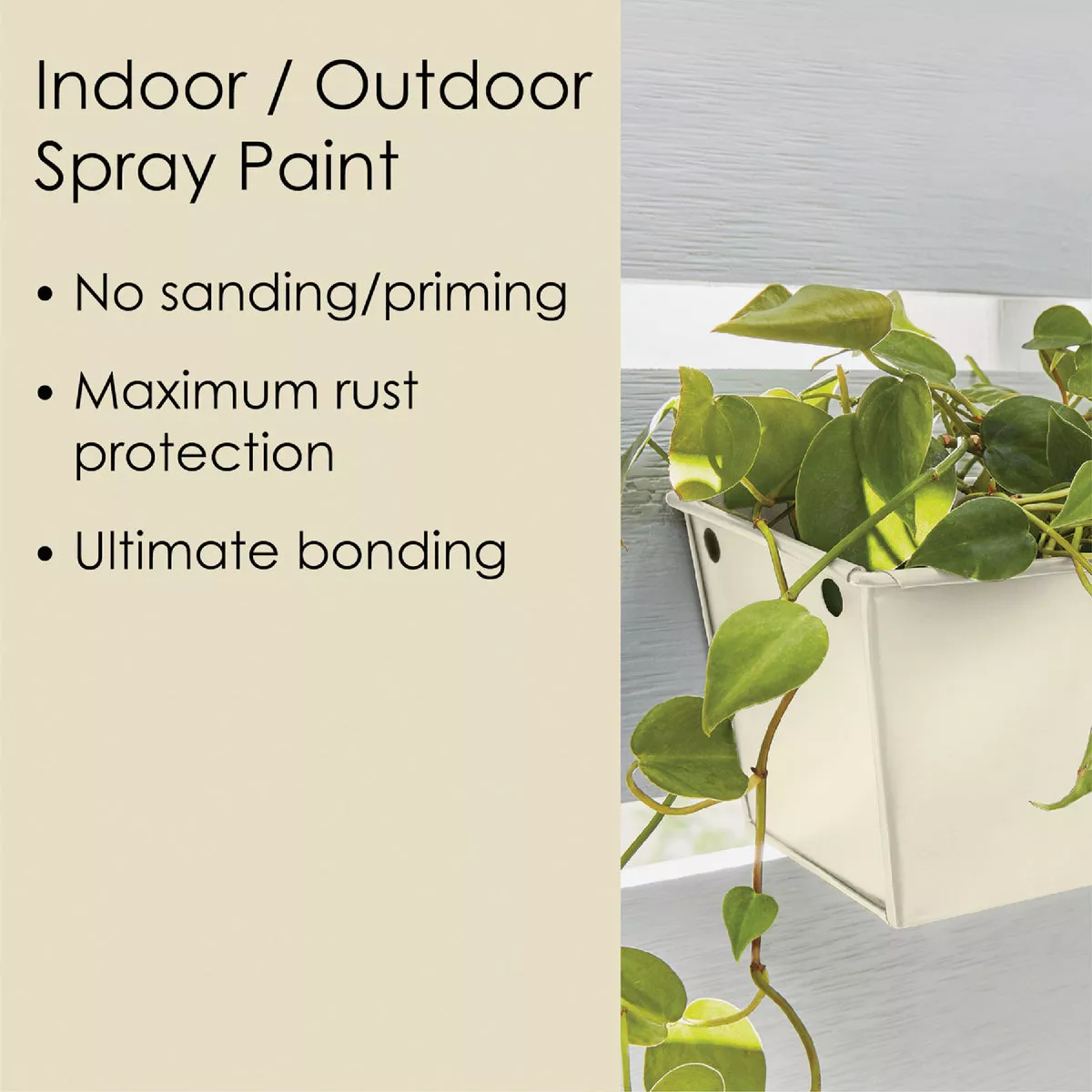 Krylon Fusion All-In-One Satin Spray Paint & Primer, Dover White - photo 4