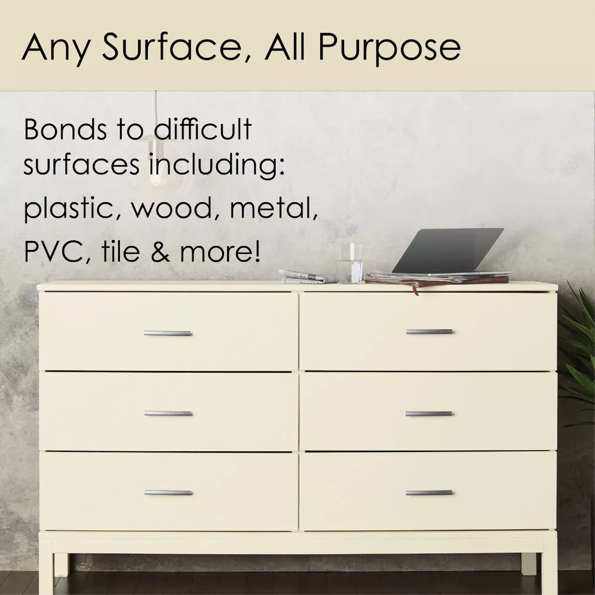 Krylon Fusion All-In-One Satin Spray Paint & Primer, Dover White - photo 5