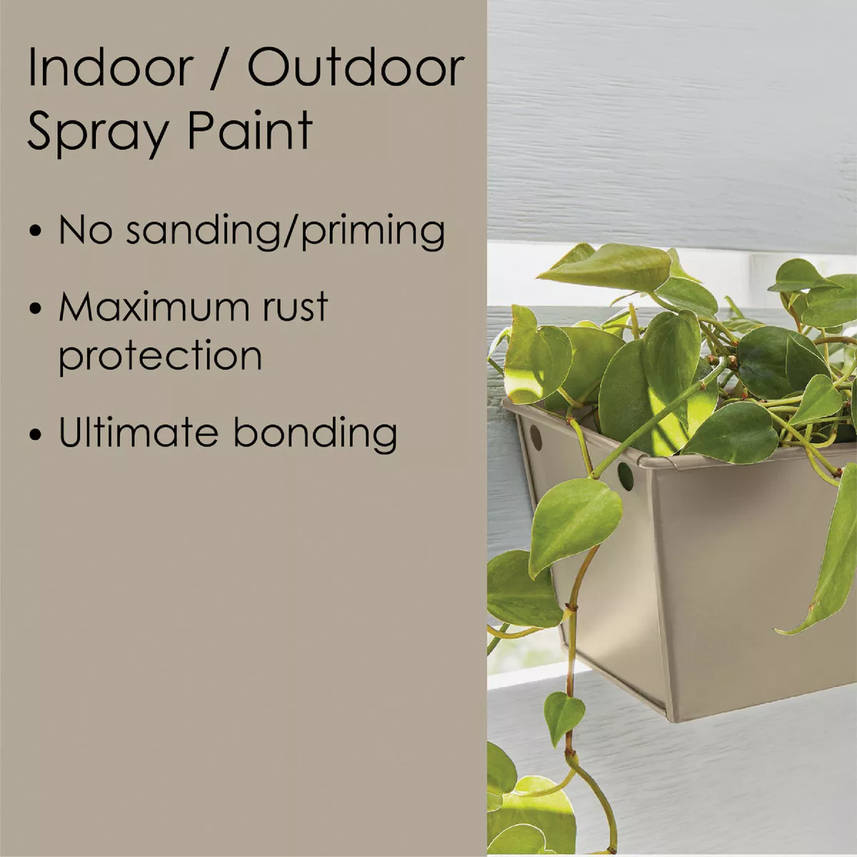 Krylon Fusion All-In-One Satin Spray Paint & Primer, Khaki - photo 2
