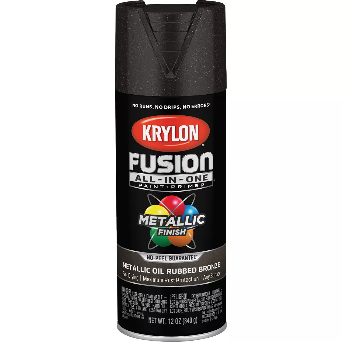 Krylon Fusion All-In-One Metallic Spray Paint & Primer, Oil Rubbed Bronze - photo 2