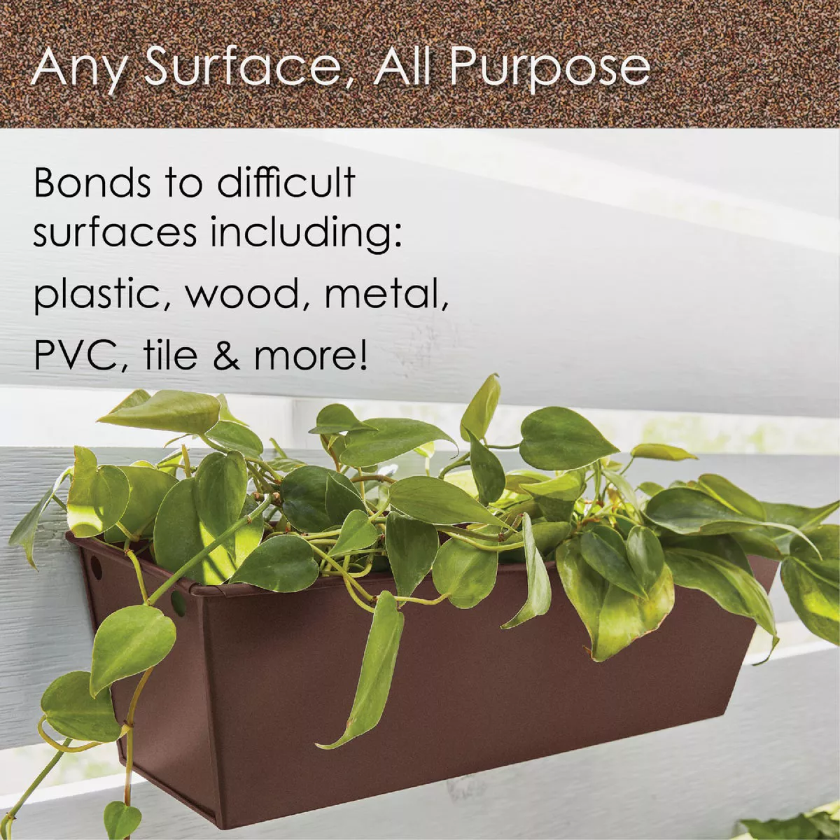Krylon Fusion All-In-One Textured Spray Paint & Primer, Burnt Sienna - photo 5