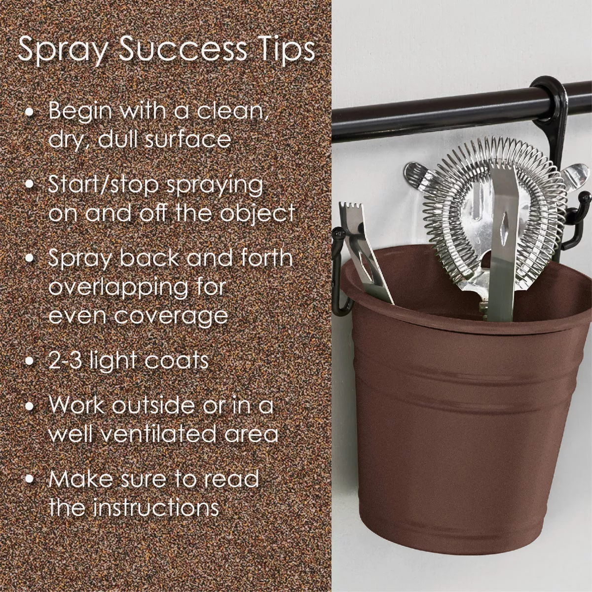 Krylon Fusion All-In-One Textured Spray Paint & Primer, Burnt Sienna - photo 6