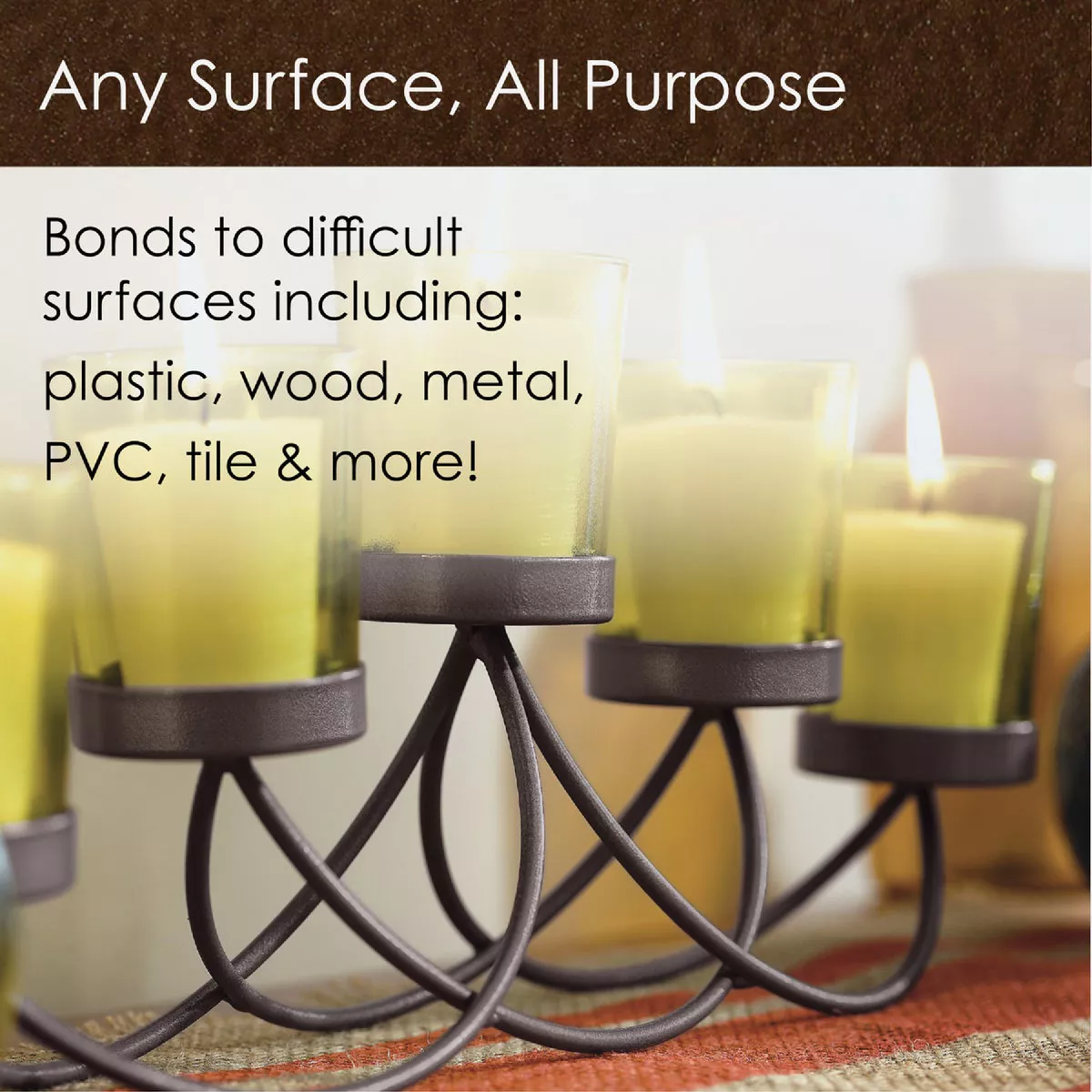 Krylon Fusion All-In-One Hammered Spray Paint & Primer, Cocoa Brown - photo 4