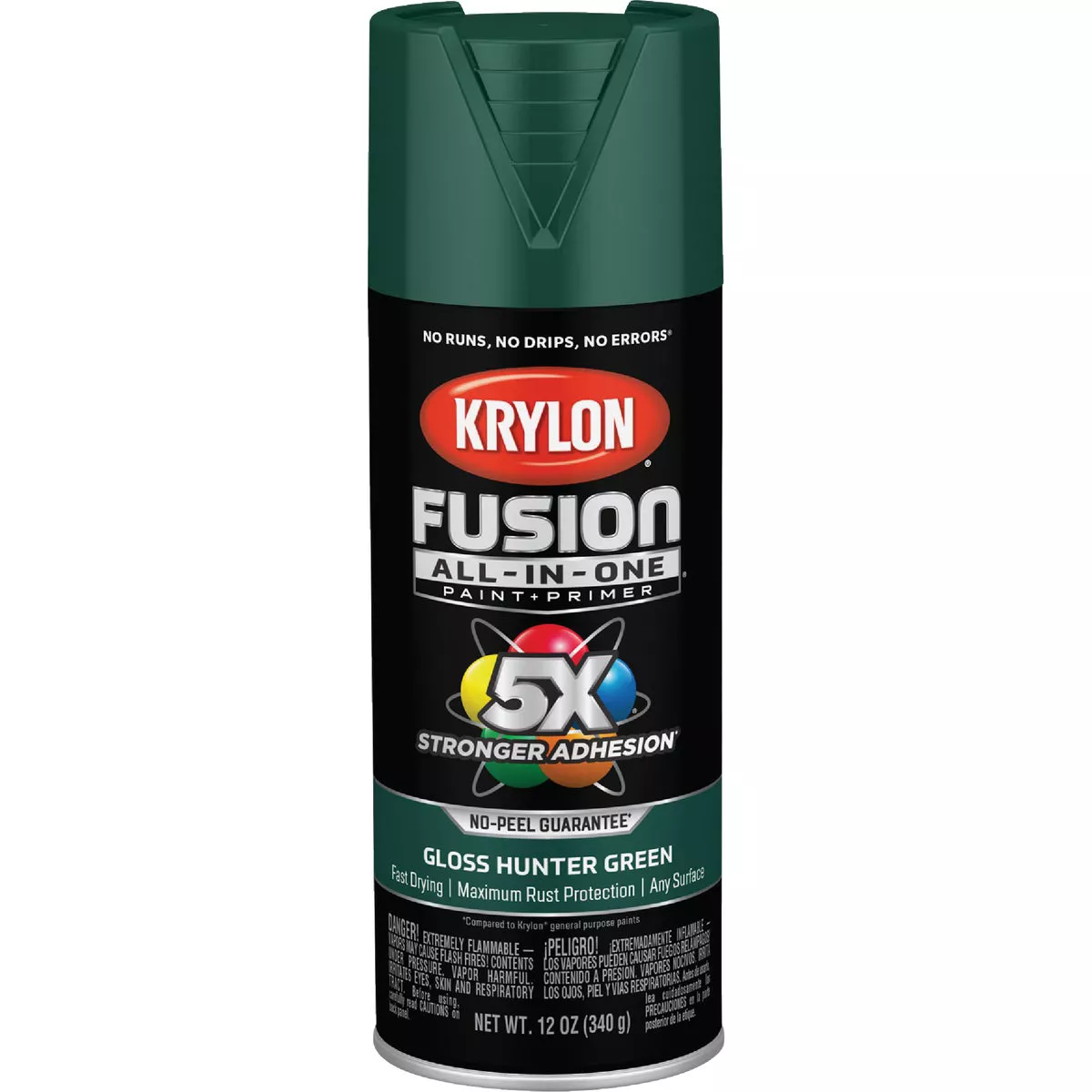Krylon Fusion All-In-One Gloss Spray Paint & Primer, Hunter Green - photo 7