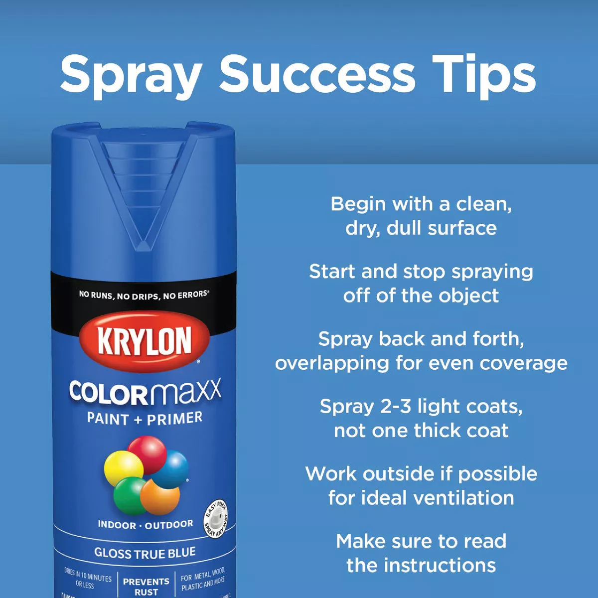 Krylon Colormaxx Matte Spray Paint & Primer, Sand Dollar - photo 5