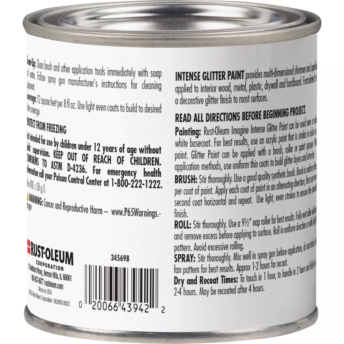 Rust-Oleum Imagine Craft & Hobby 8 Oz. Intense Gold Glitter Paint | Do ...