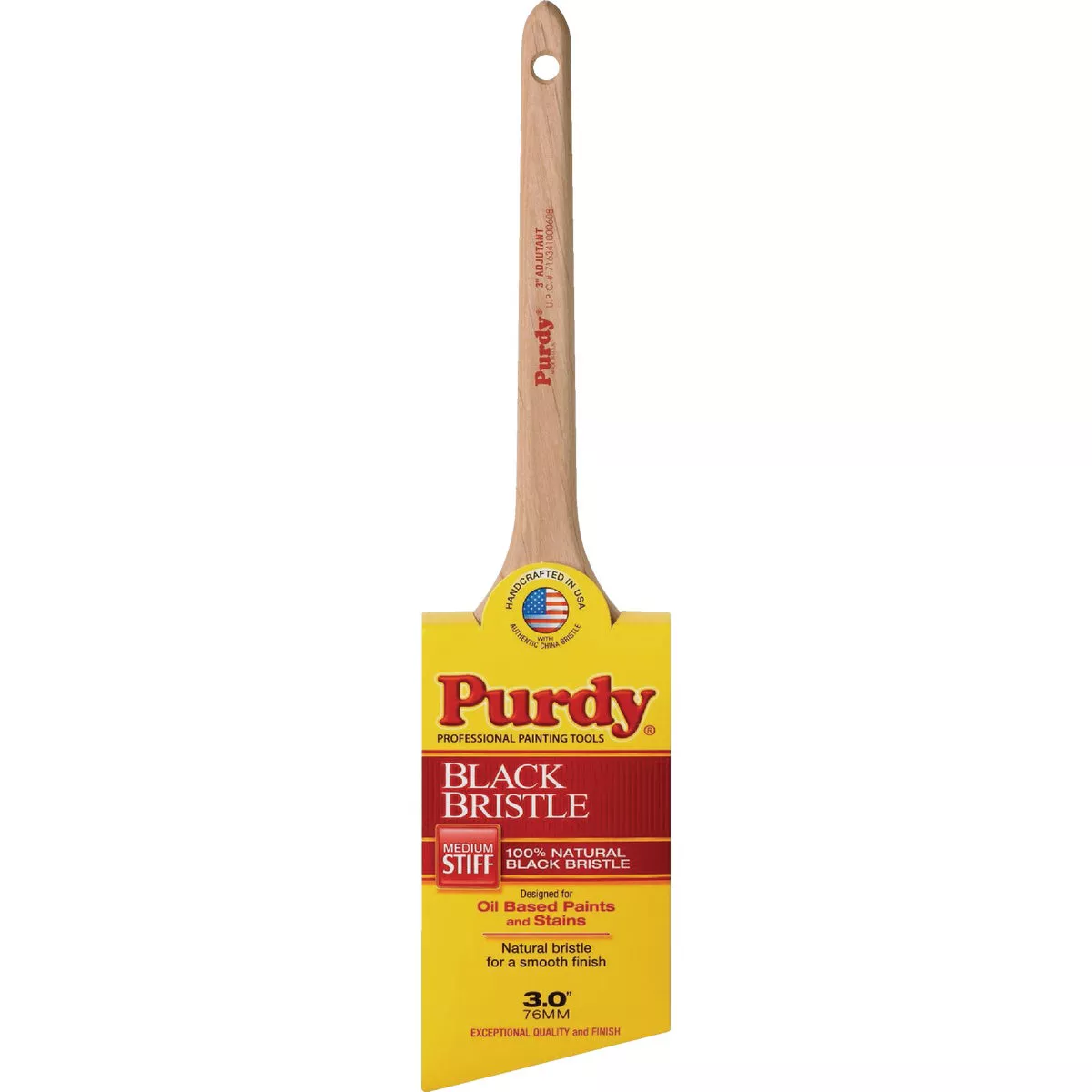 Purdy Black Bristle 3 In. Angular Trim Paint Brush