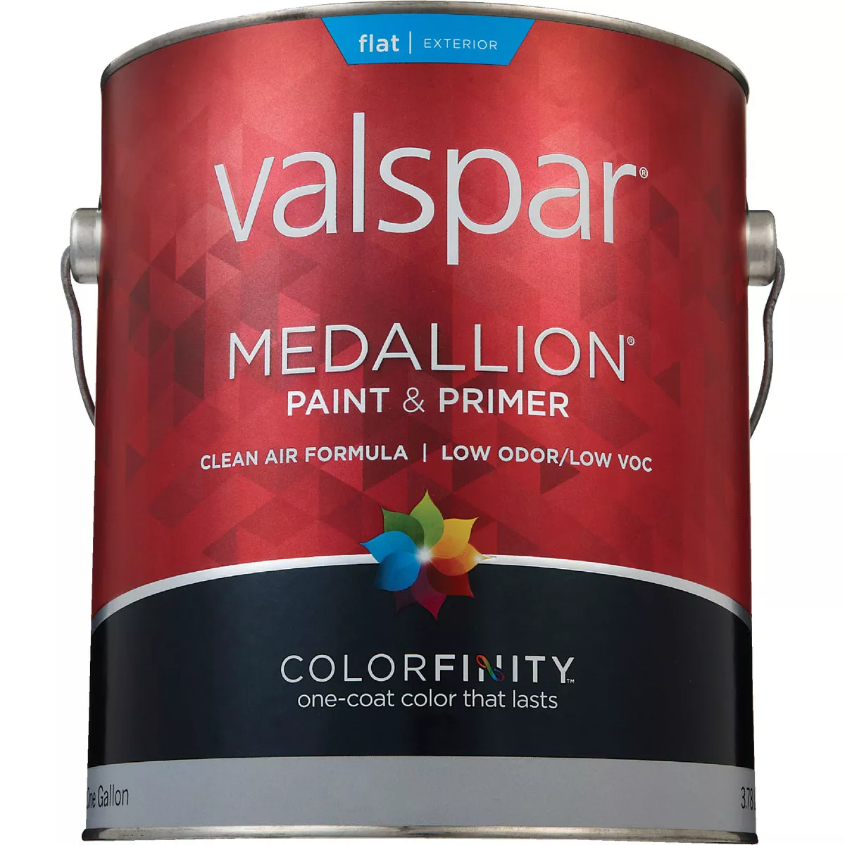 Valspar Medallion 100% Acrylic Paint & Primer Flat Exterior House Paint, Tint Base, 1 Gal. - photo 2