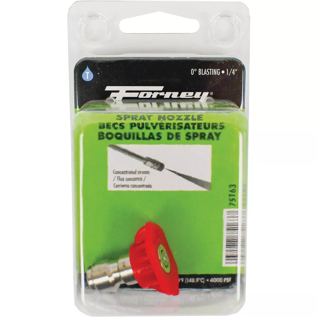 Forney 4.0mm 0 Degree Red Pressure Washer Spray Tip | True Value Hardware