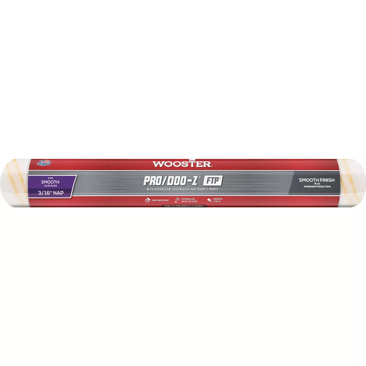 Wooster Pro/Doo-Z FTP 18 In. x 3/16 In. Fabric Roller Cover