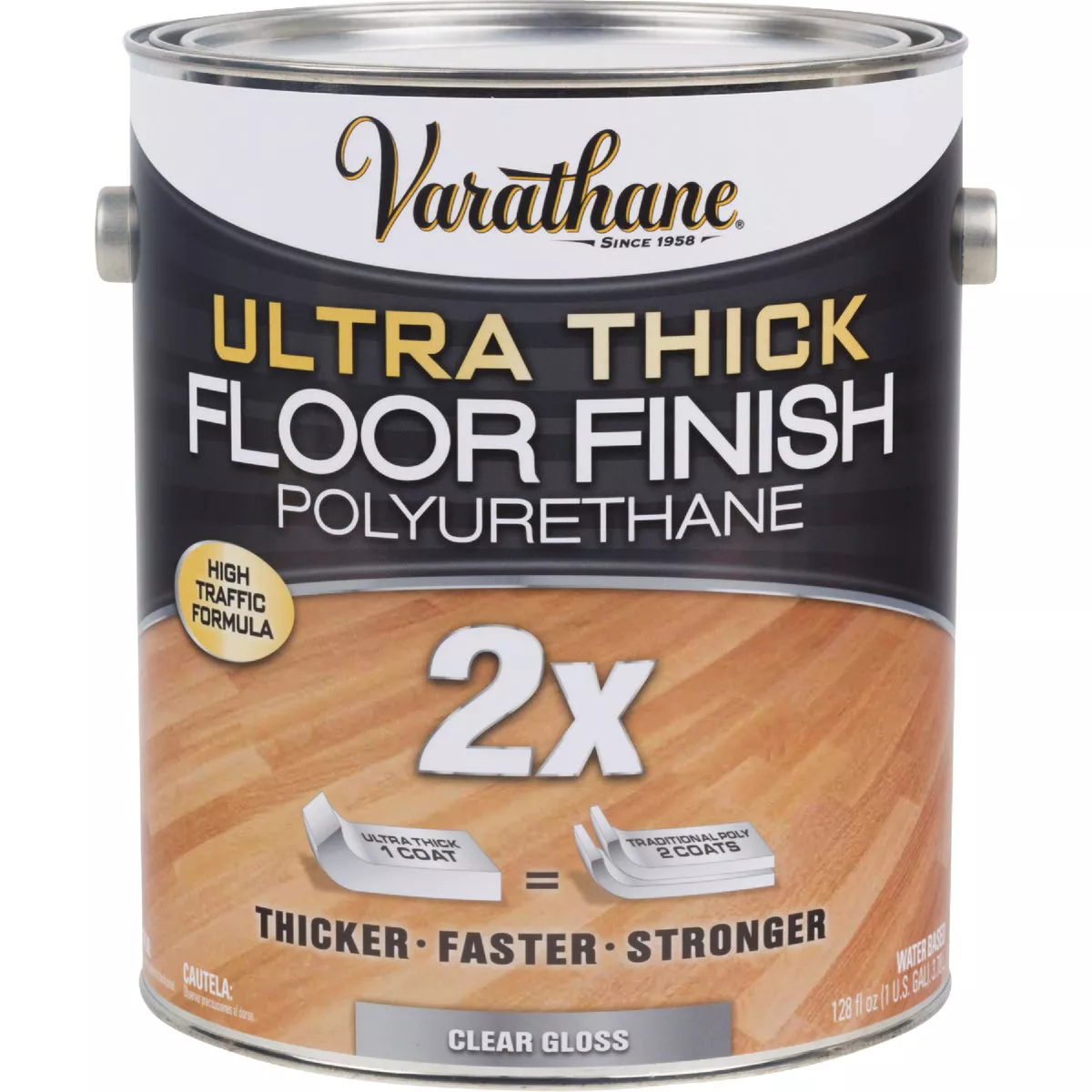 Varathane 1 Gal. Ultra Thick Clear Gloss Polyurethane Floor Finish - photo 2
