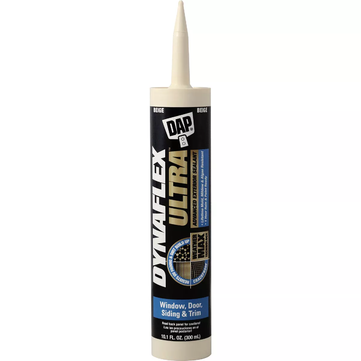 Dap Dynaflex Ultra 10.1 Oz. Beige Advanced Exterior Sealant for Window, Door & Siding