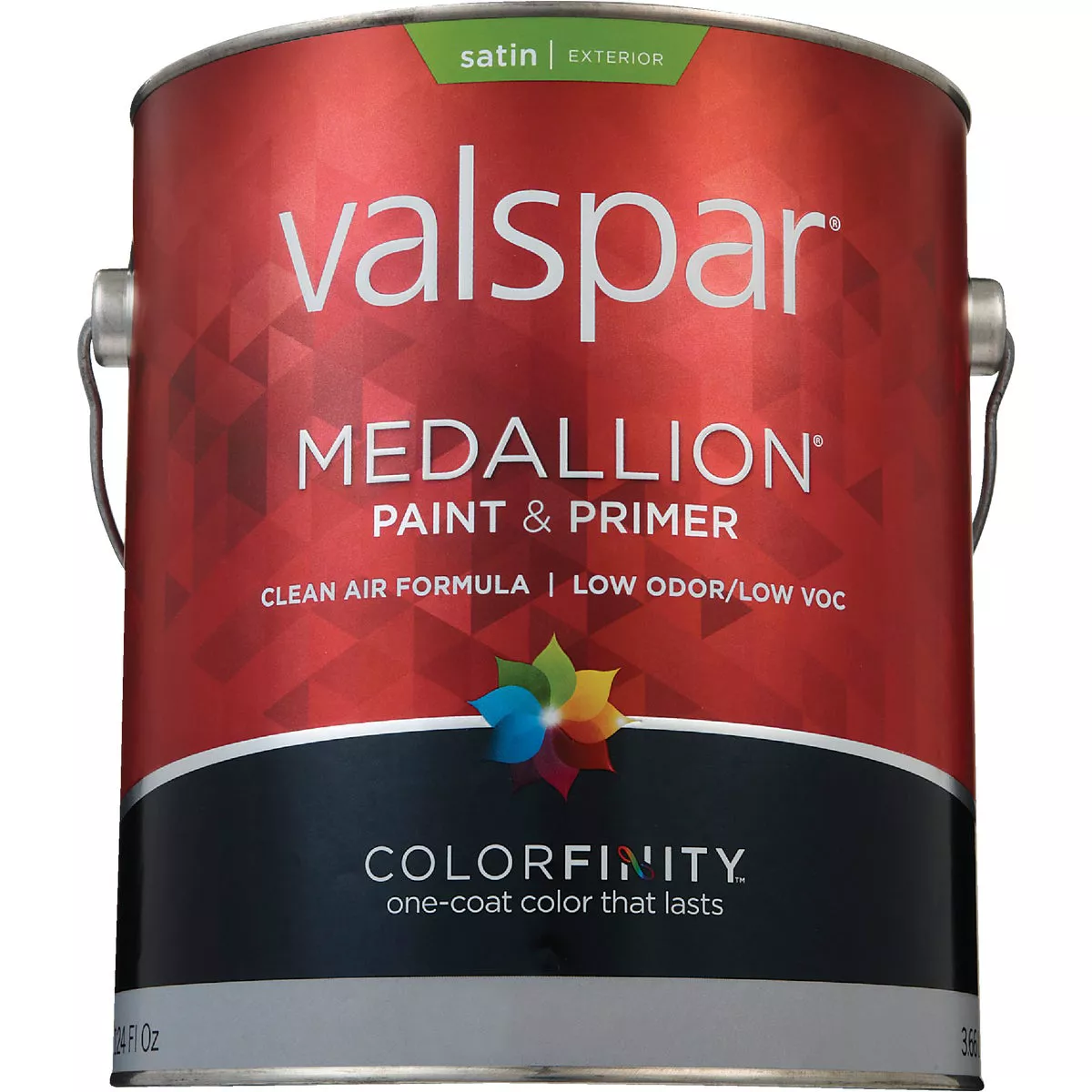 Valspar Medallion 100% Acrylic Paint & Primer Satin Exterior House Paint, Clear Base, 1 Gal. - photo 2