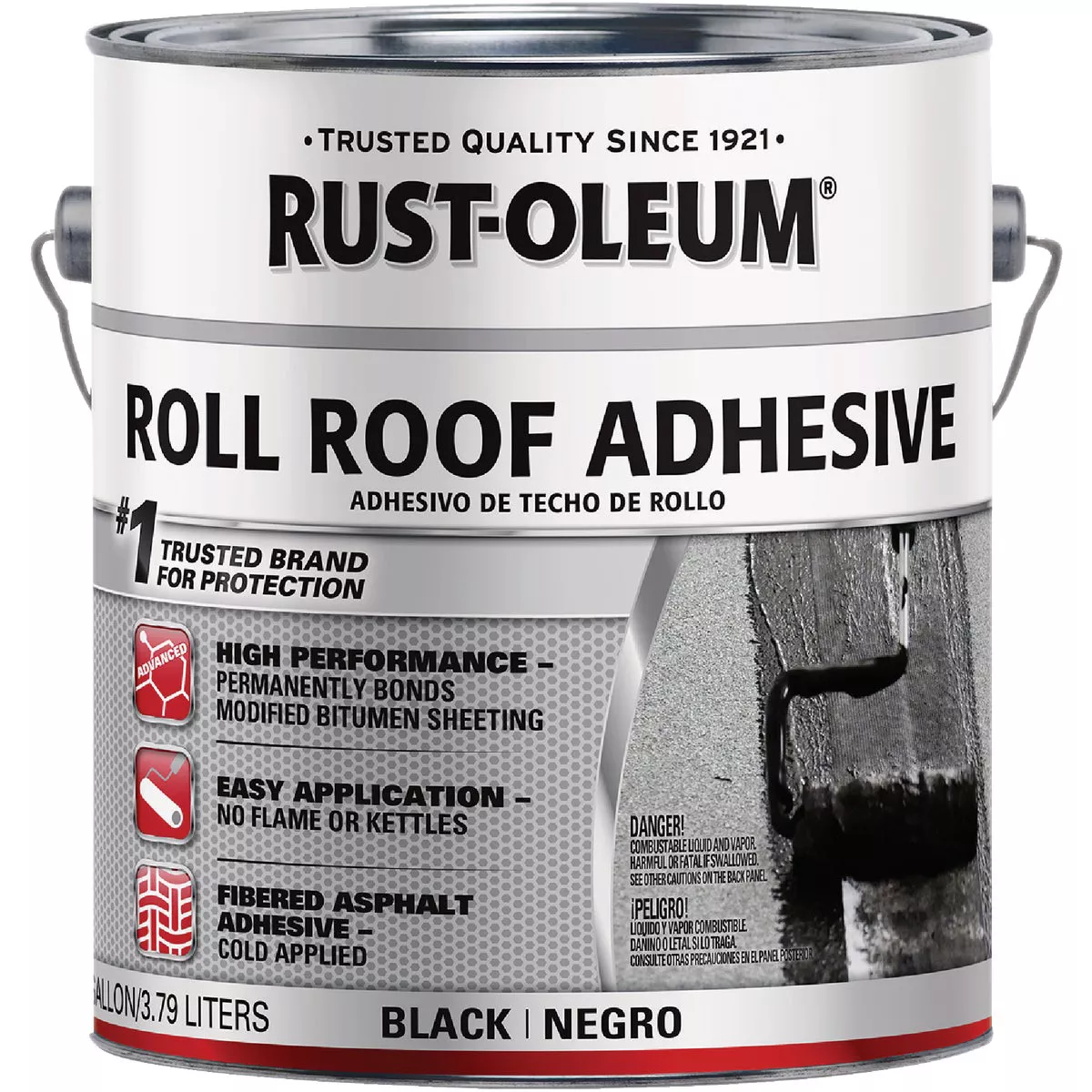 Rust-Oleum 1 Gal. Roll Roof Adhesive, Black - photo 2