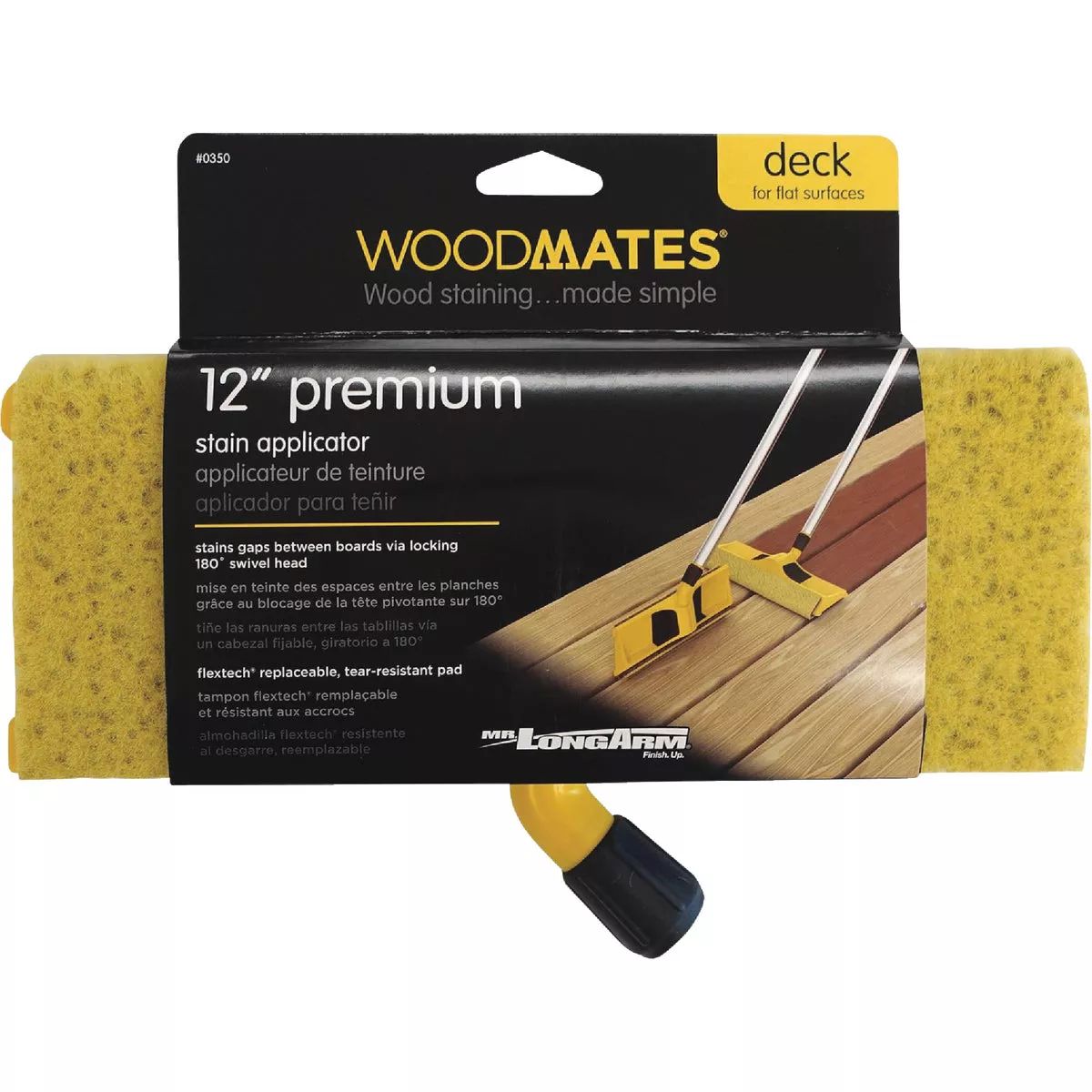 Mr. LongArm Woodmates 12 In. Premium Stain Applicator - photo 6