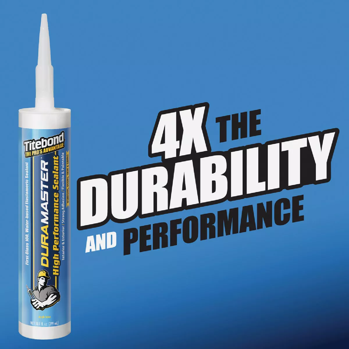 Titebond DuraMaster Sealant 10.1 Oz. Cartridge, White - photo 4