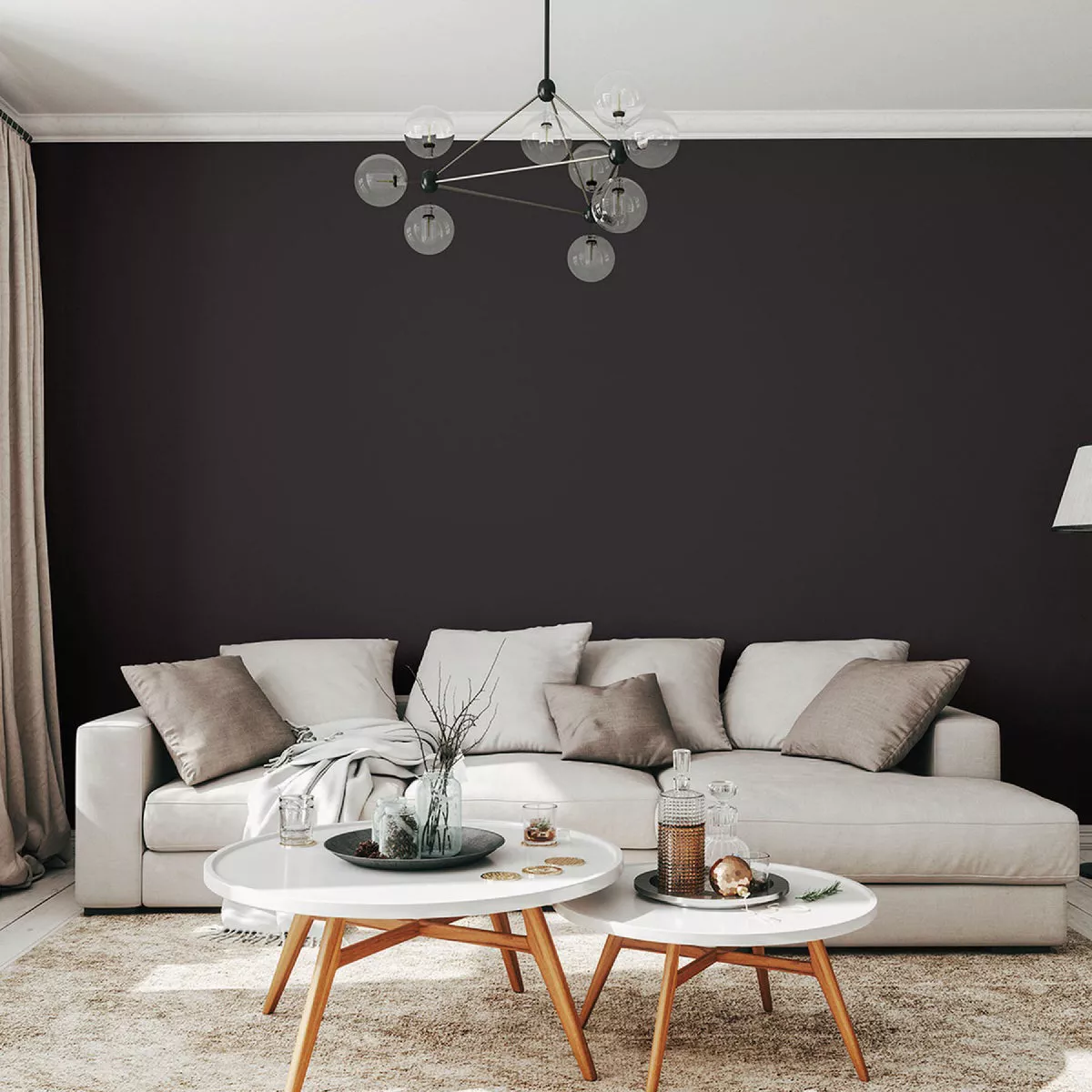 Rust-Oleum Sure Color Flat Black Interior Wall Paint and Primer, Gallon - photo 4