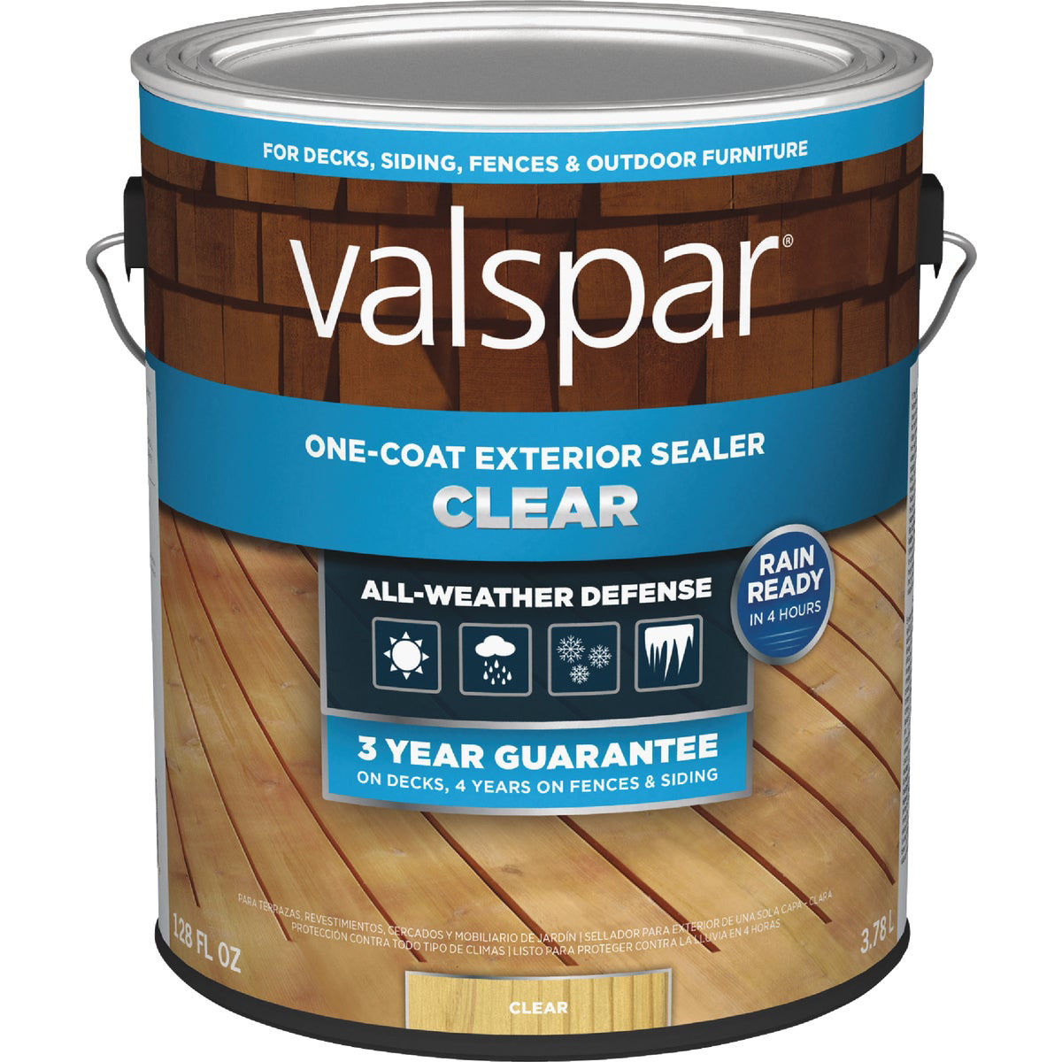 Valspar OneCoat Deck Stain, Clear, 1 Gal. Do it Best