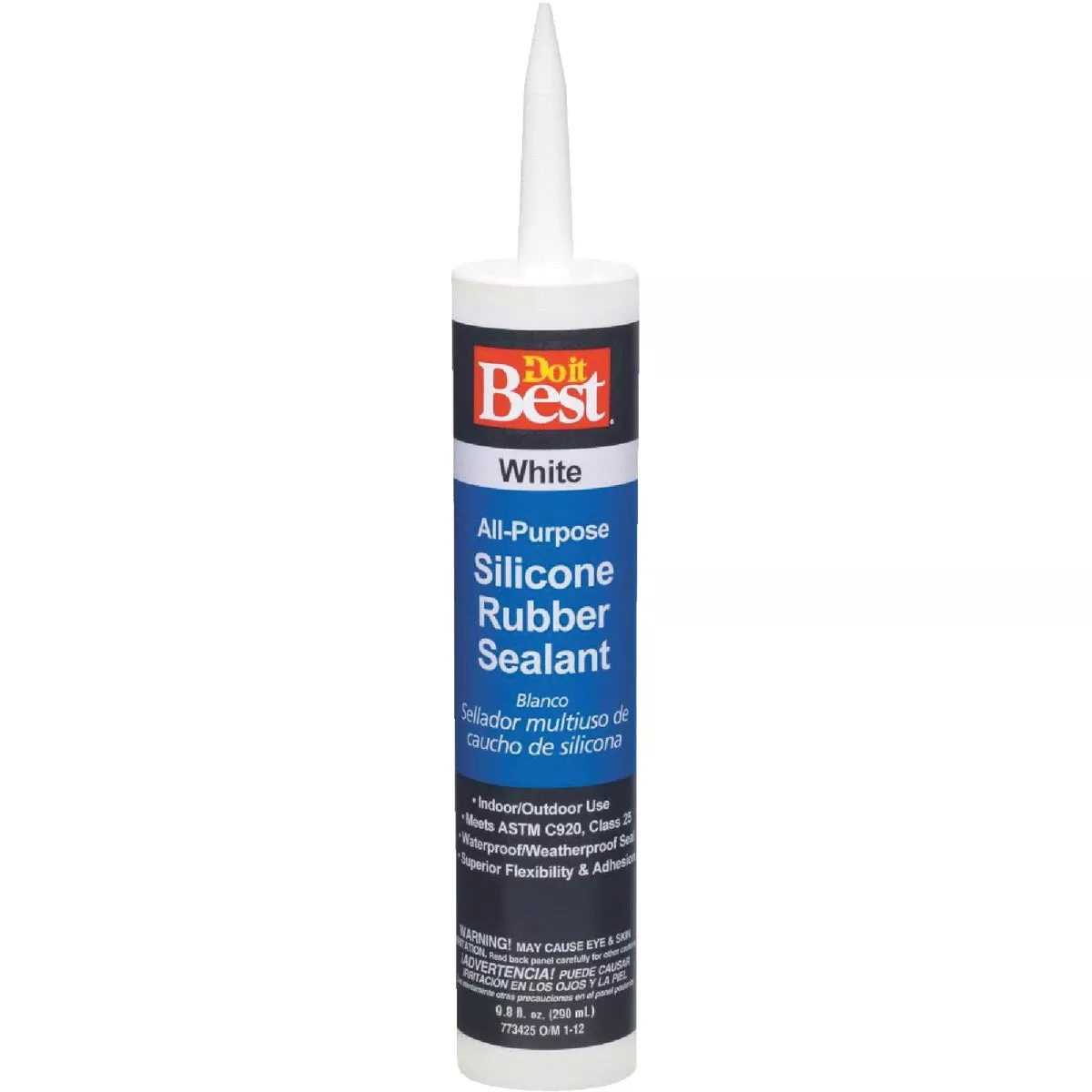 Do it Best 9.8 Oz. All-Purpose Silicone Sealant, White