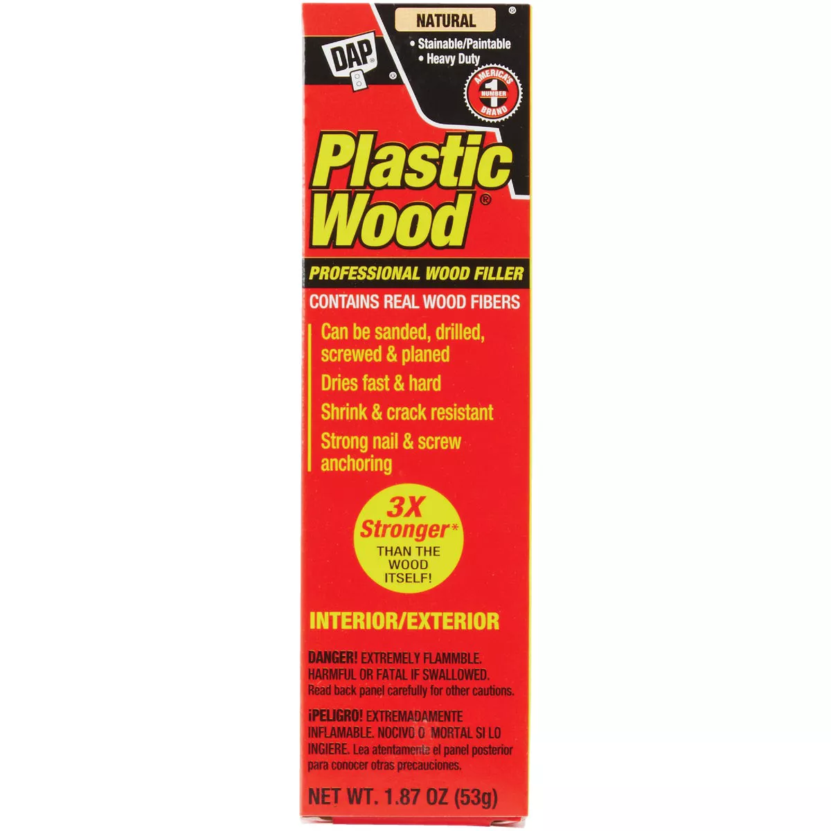DAP Plastic Wood 1.8 Oz. Natural Solvent Professional Wood Filler - photo 2