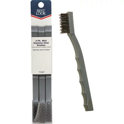 Forney 10-1/4 In. Shoe Handle Wire Brush with Brass Bristles